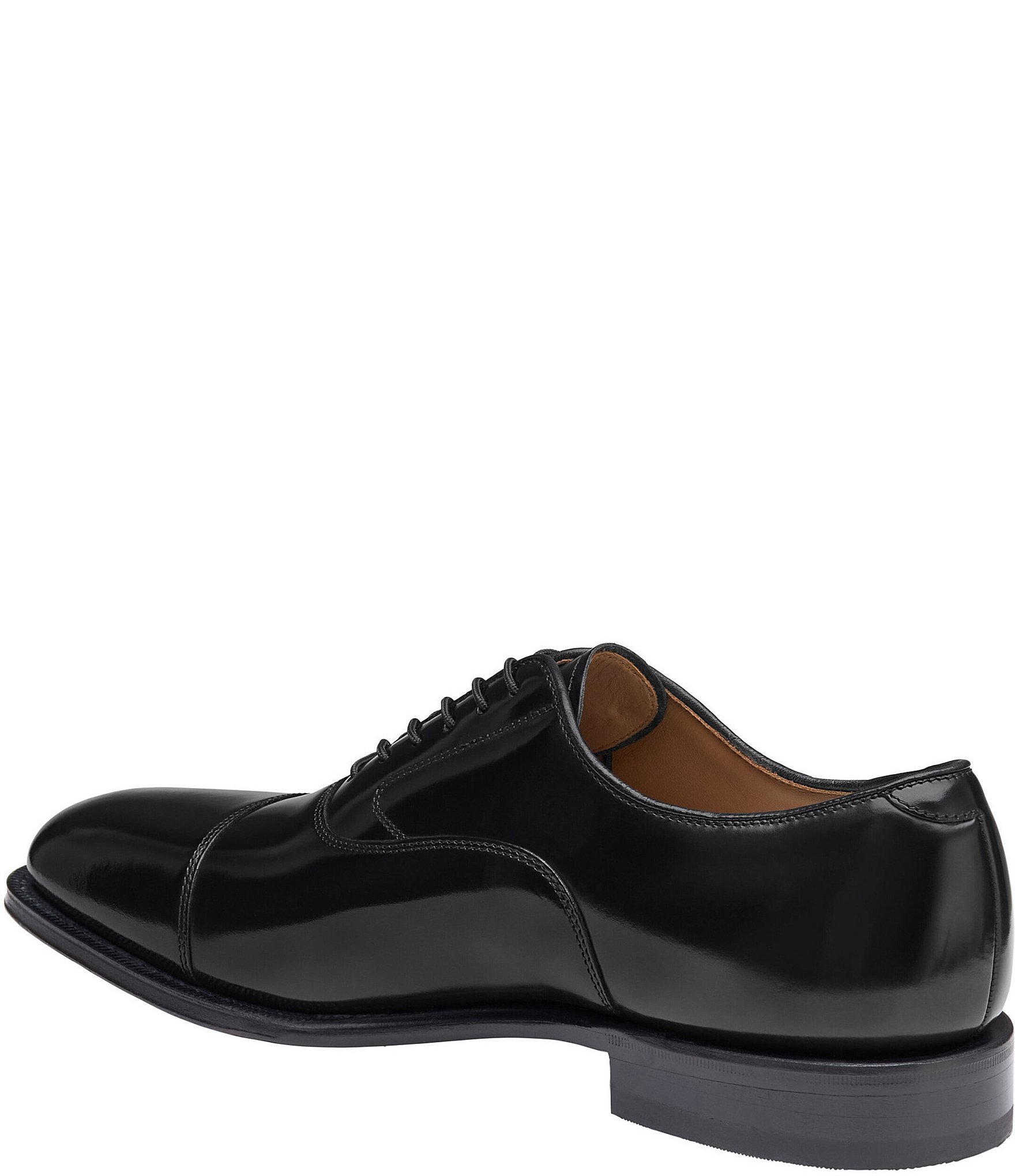 Johnston & Murphy Passport Collection Melton Leather Cap-Toe Oxfords