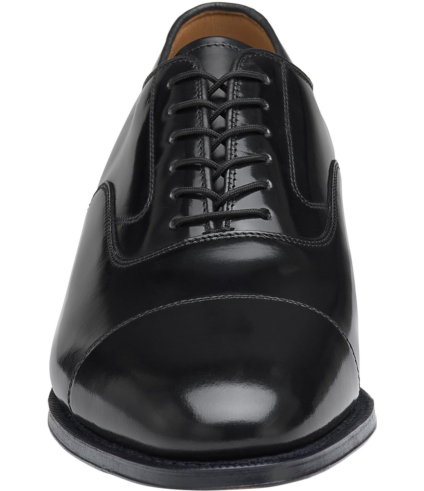 Johnston & Murphy Passport Collection Melton Leather Cap-Toe Oxfords