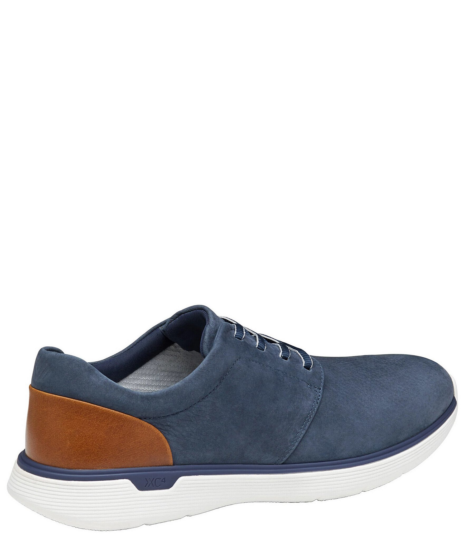 Johnston & Murphy Men's XC4 Prentiss 2.0 Waterproof Nubuck Plain Toe Sneakers