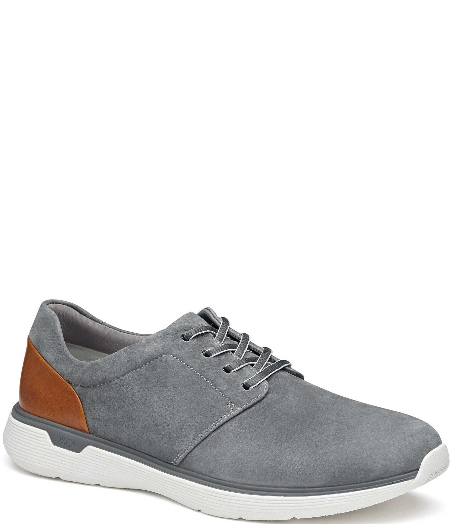 Johnson and Murphy Men\'s Casual Lace-Up Shoes - Gray Johnston & Murphy Anders Perfed U-Throat Lace Up (Men  main image 2