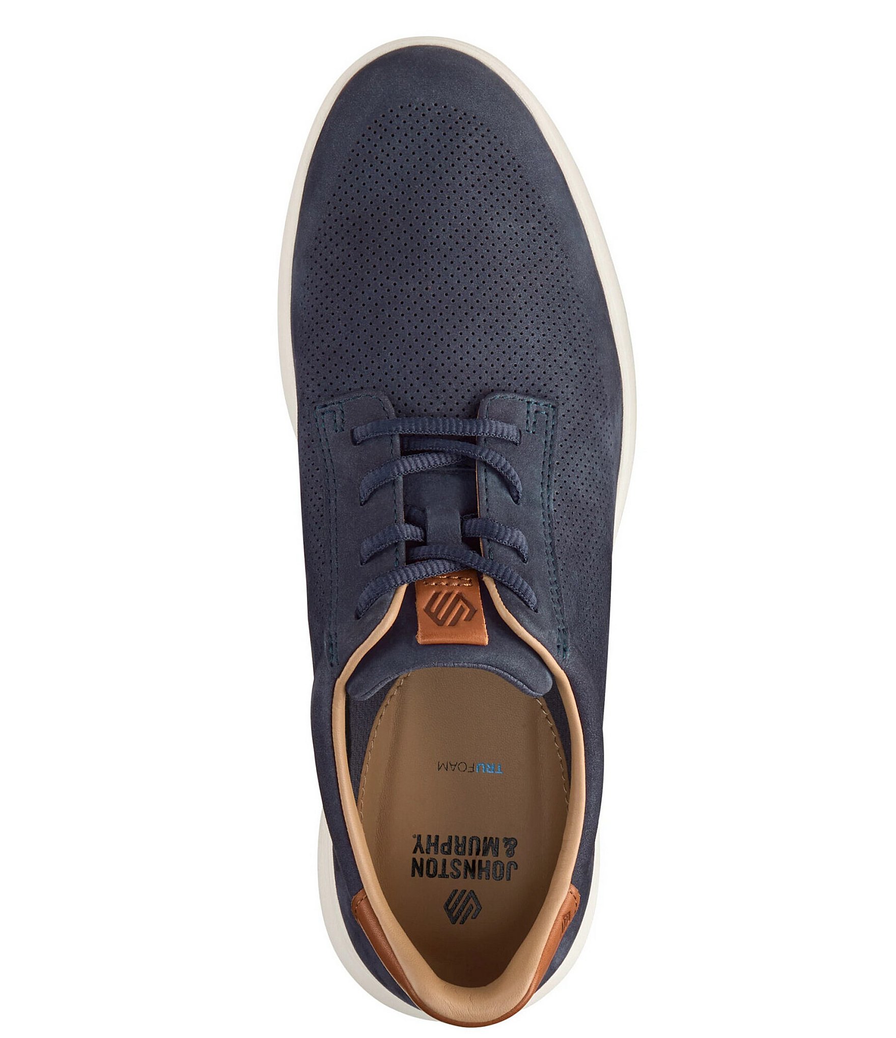 Johnston & Murphy Men's Ackerson Perforated Nubuck Sneakers