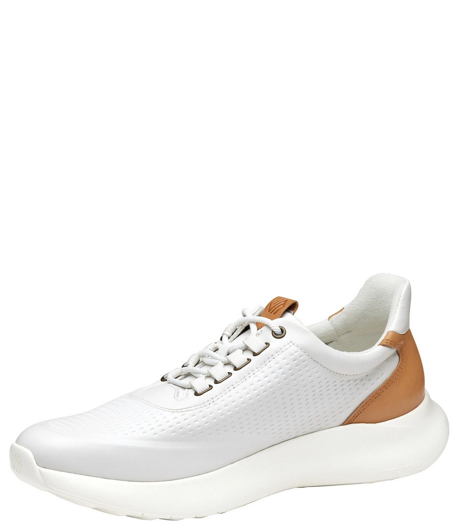 Johnston & Murphy Men's Amherst 2.0 Embossed Leather U-Throat Sneakers