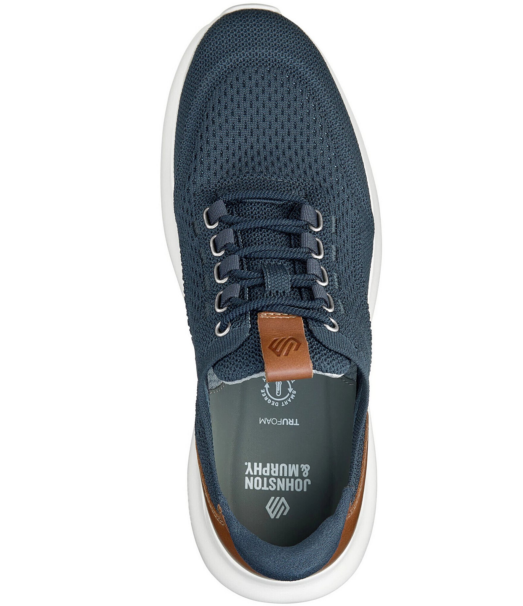 Johnston & Murphy Men's Amherst 2.0 Knit Plain Toe Sneakers