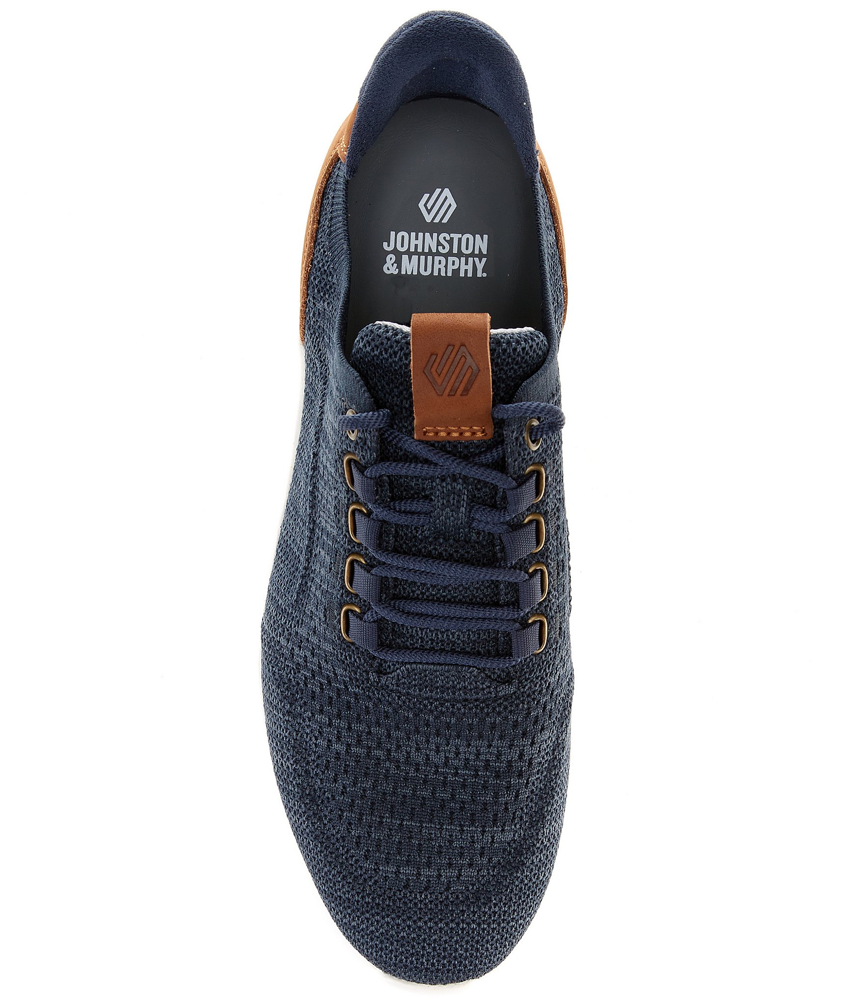 Johnston & Murphy Men's Amherst 2.0 Knit Plain Toe Sneakers