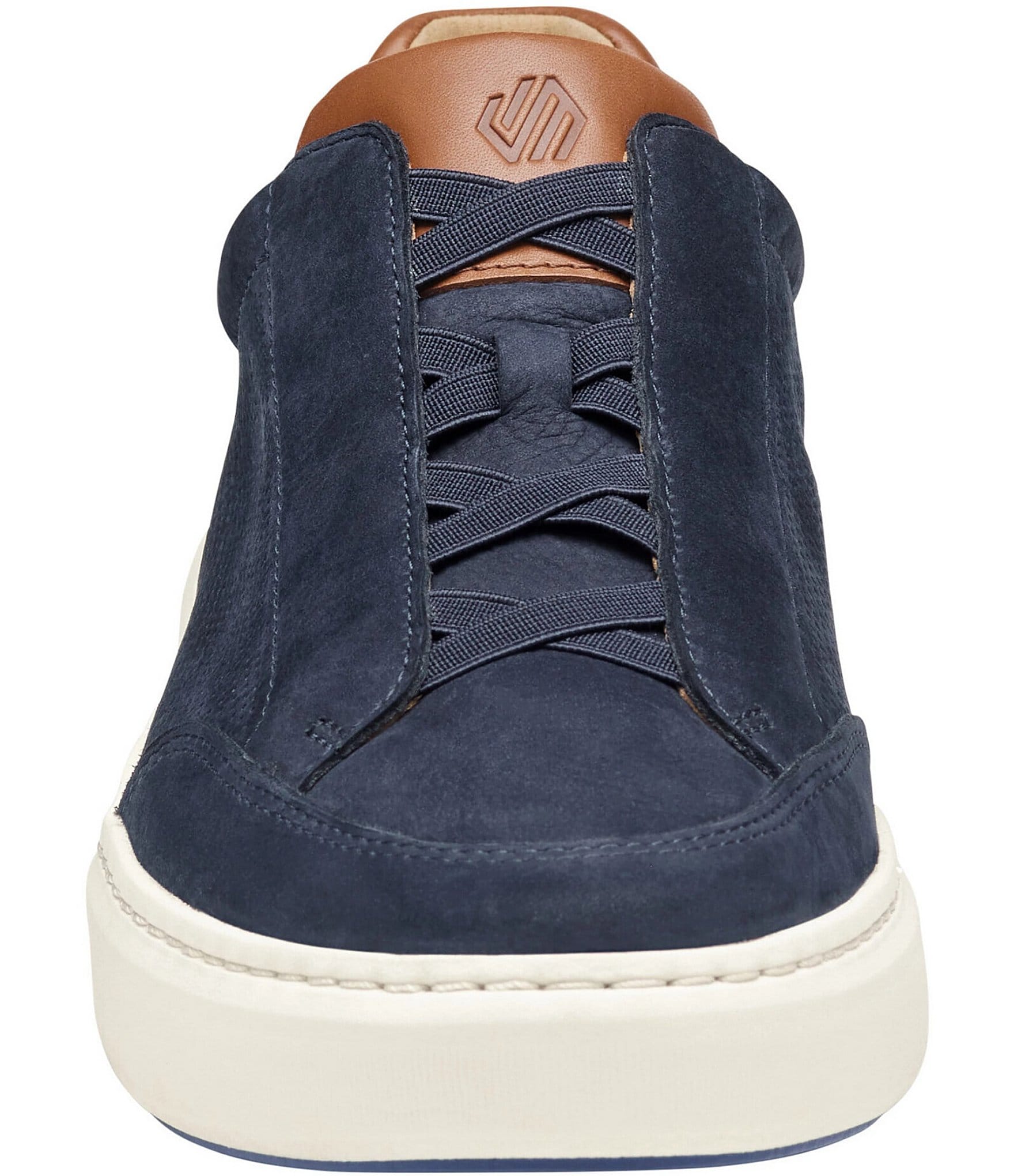 Johnston & Murphy Men's Anders Perforated Nubuck Stretch Lace-to-Toe Sneakers