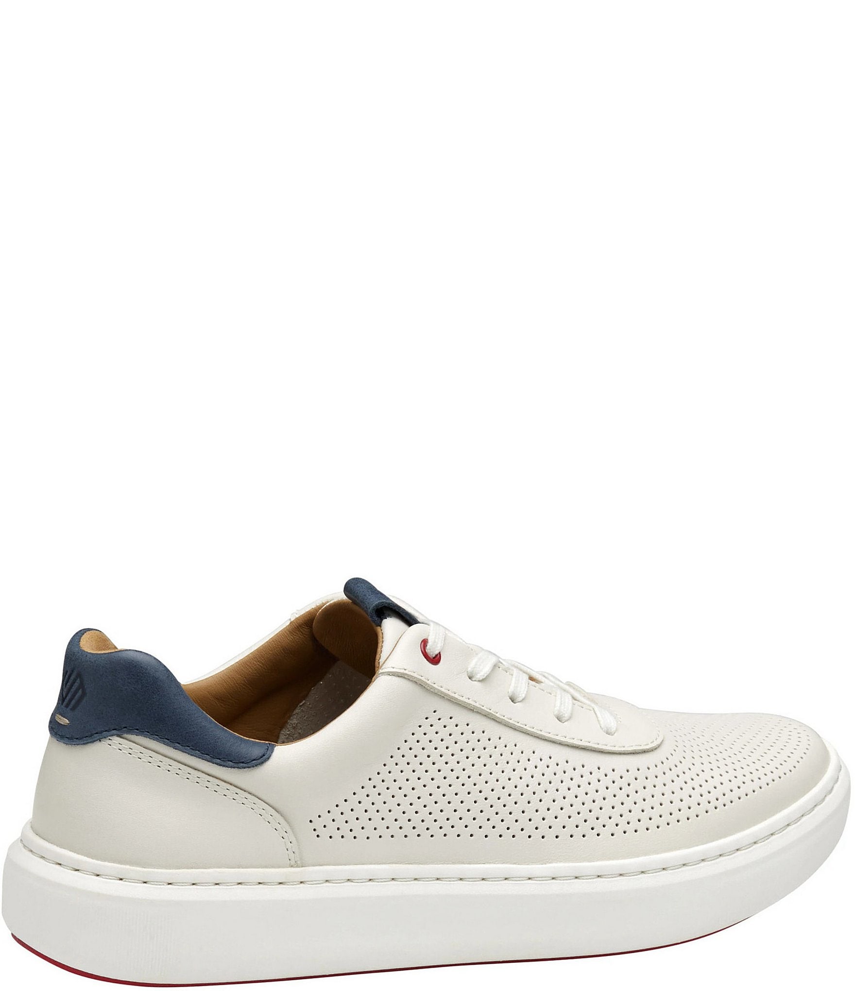 Johnston & Murphy Men's Anders Perforated Leather U-Throat Sneakers