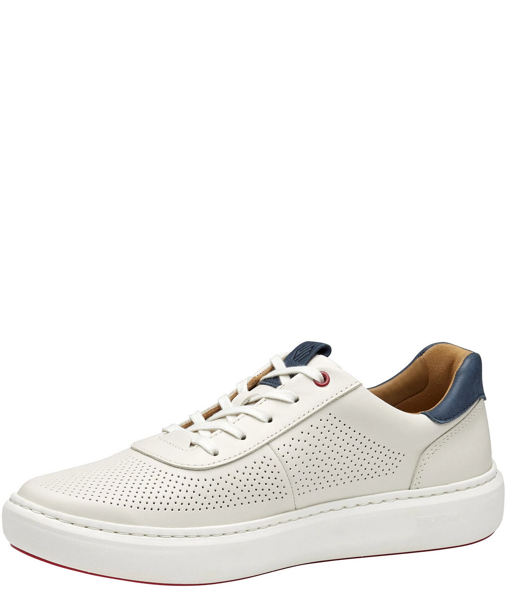 Johnston & Murphy Men's Anders Perforated Leather U-Throat Sneakers