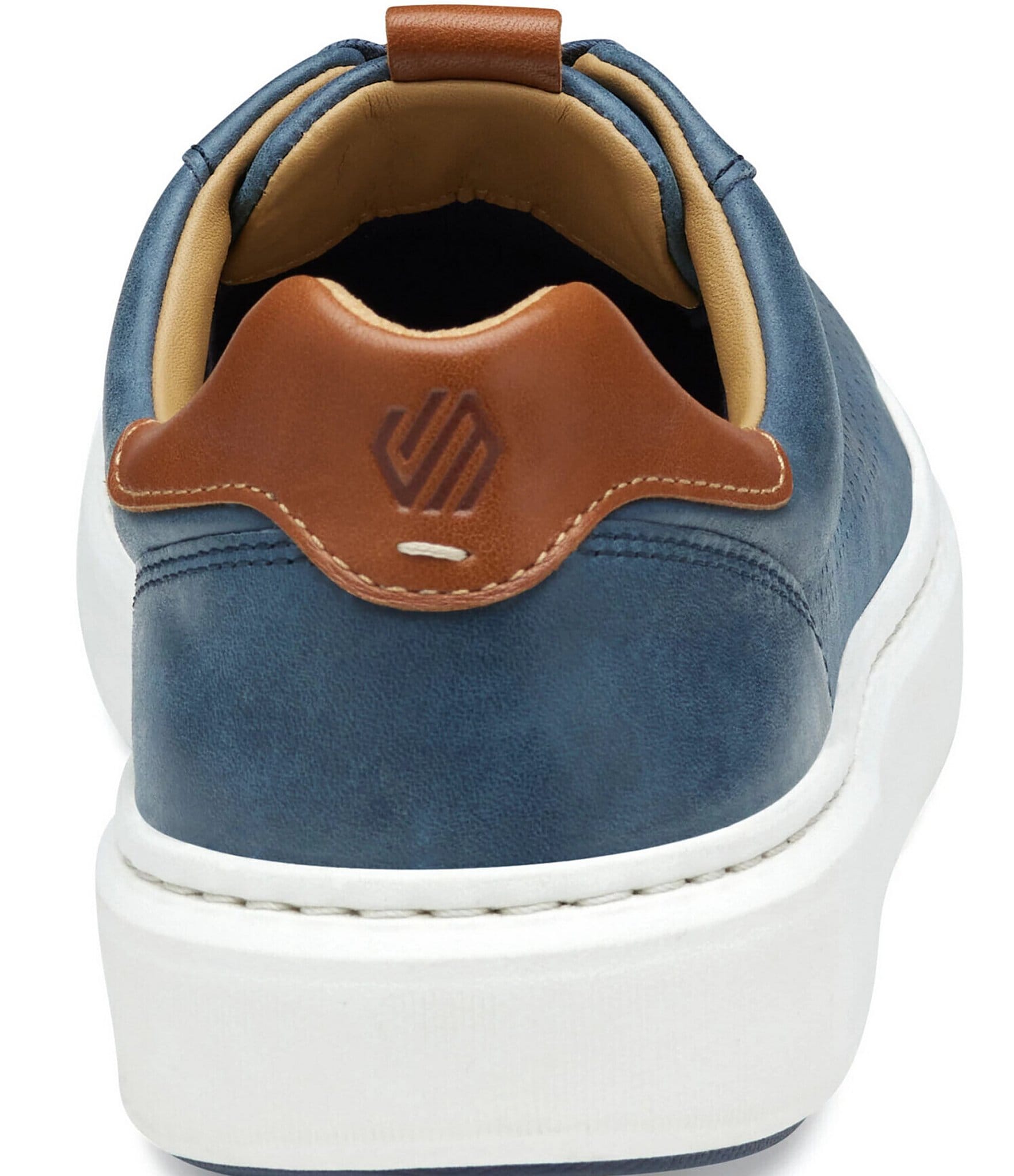 Johnston & Murphy Men's Anders Perforated Leather U-Throat Sneakers