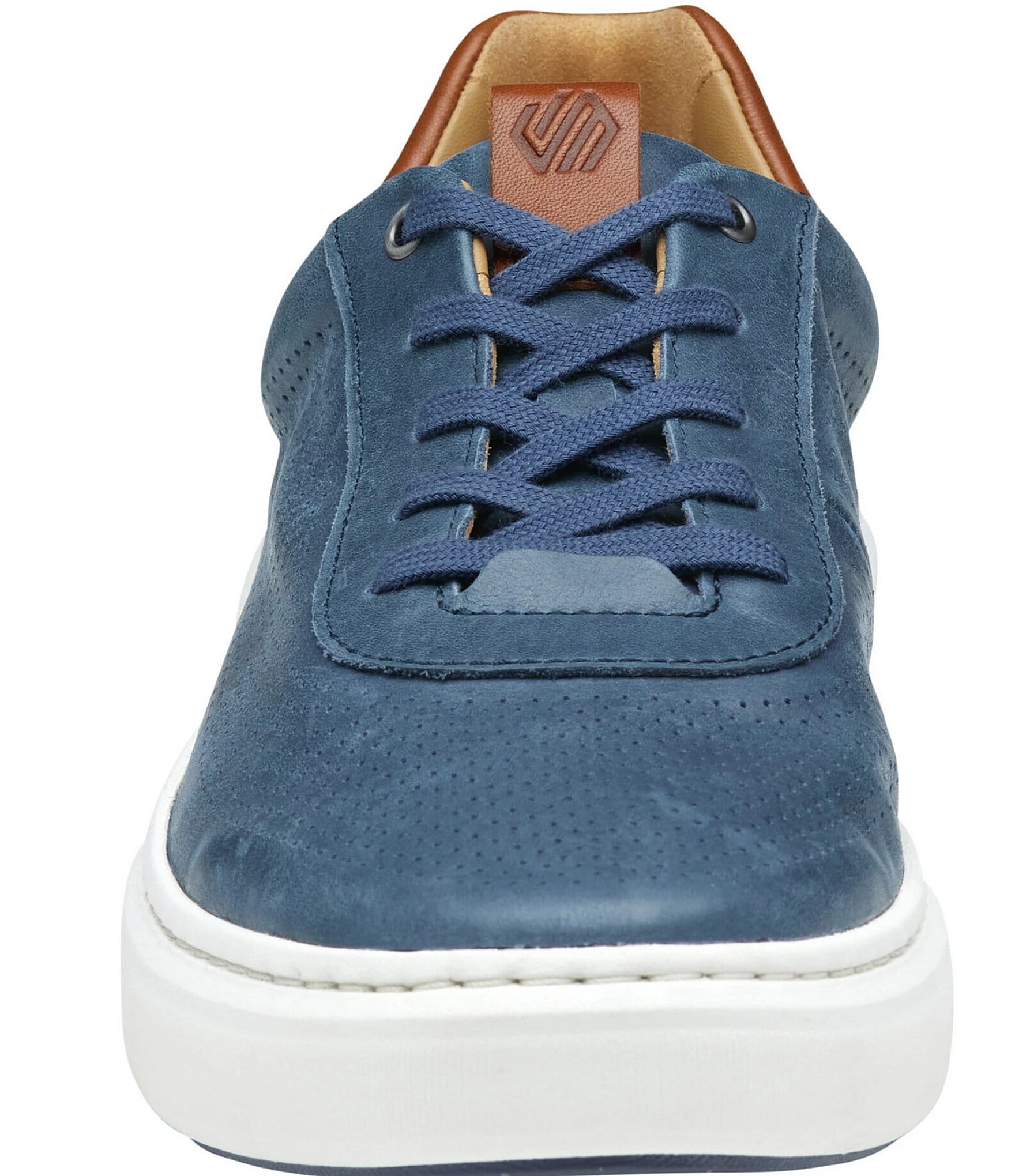 Johnston & Murphy Men's Anders Perforated Leather U-Throat Sneakers