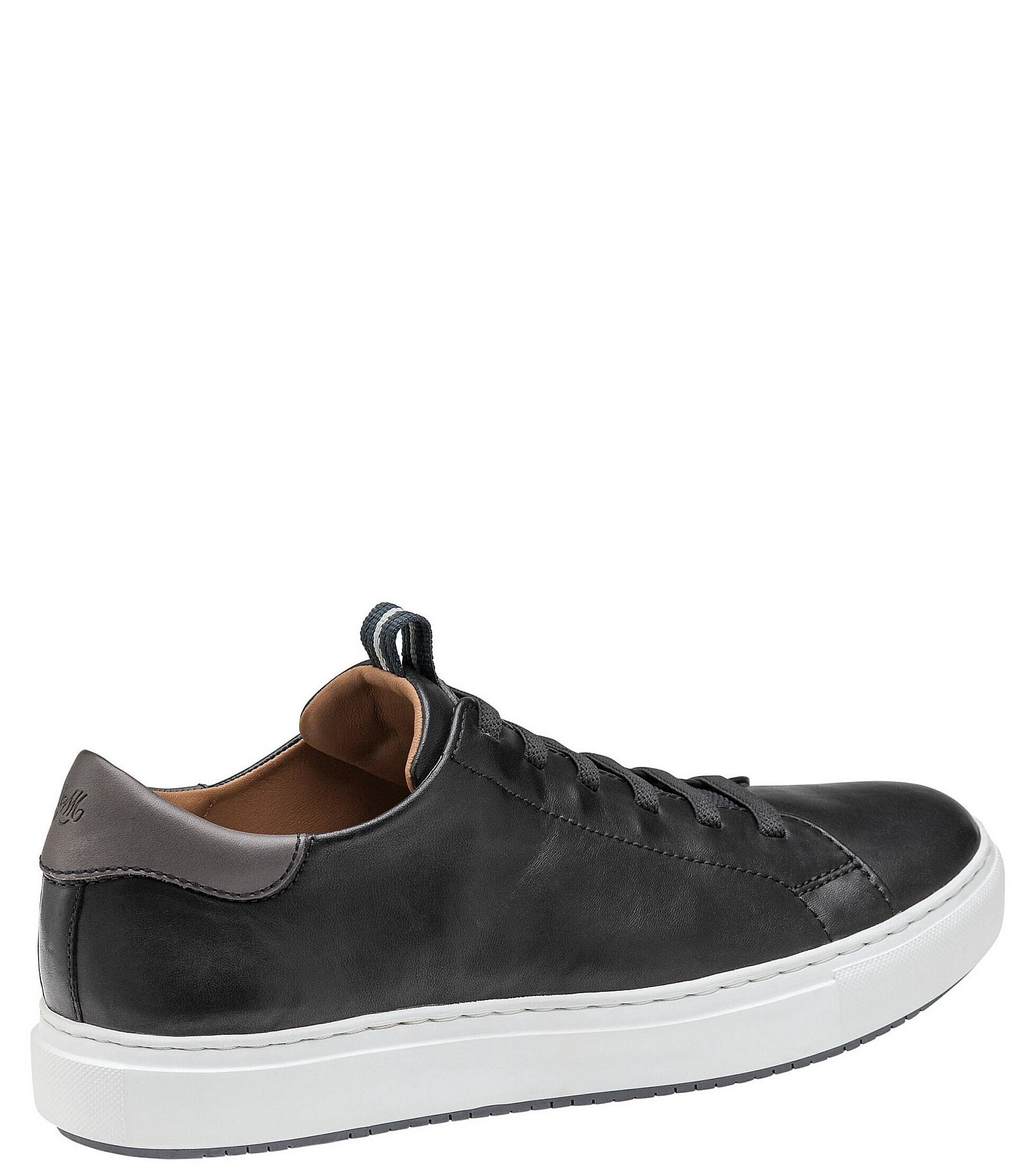 Johnston & Murphy Men's Anson Leather Lace-To-Toe Sneakers