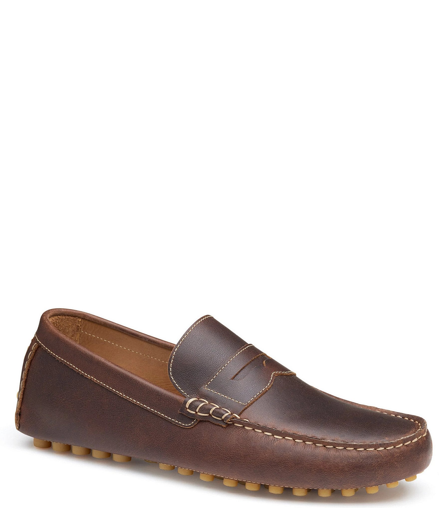 Johnston & Murphy Men's Athens Full Grain Leather Drivers | Dillard's