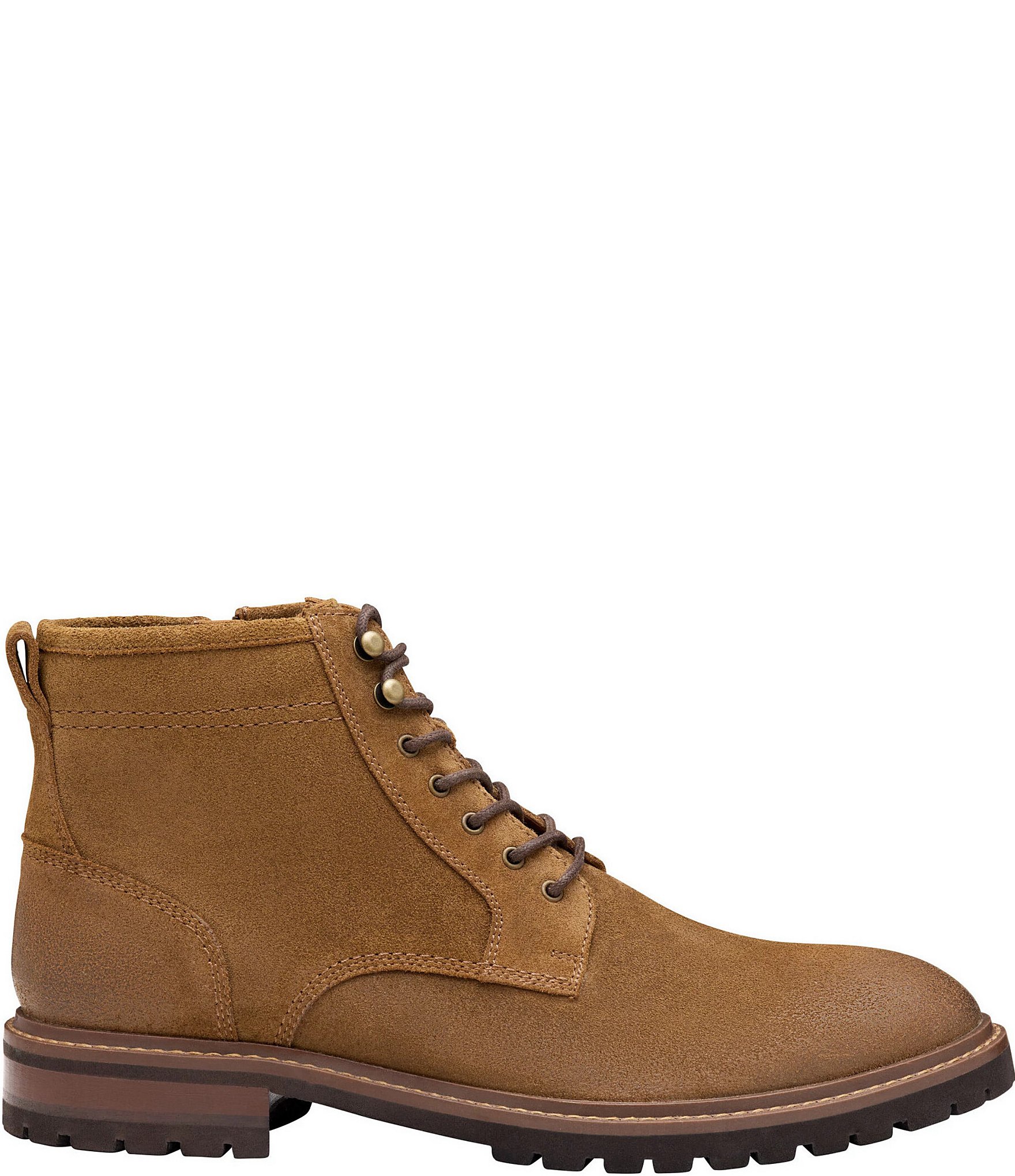 Johnston & Murphy Men's Barret Suede Plain Toe Boots