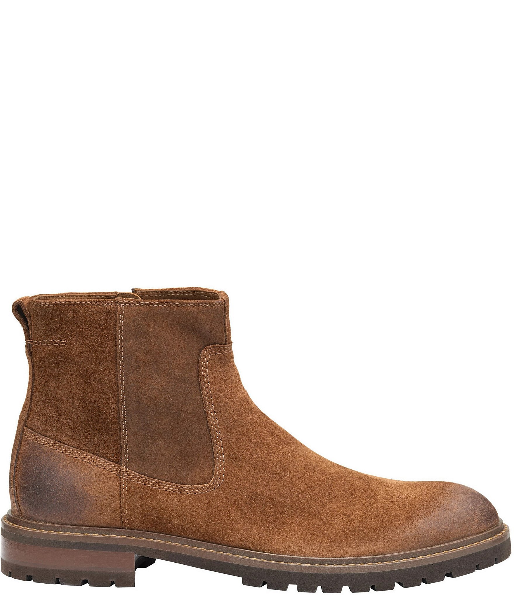 Johnston & Murphy Men's Barrett Suede Zip Boots