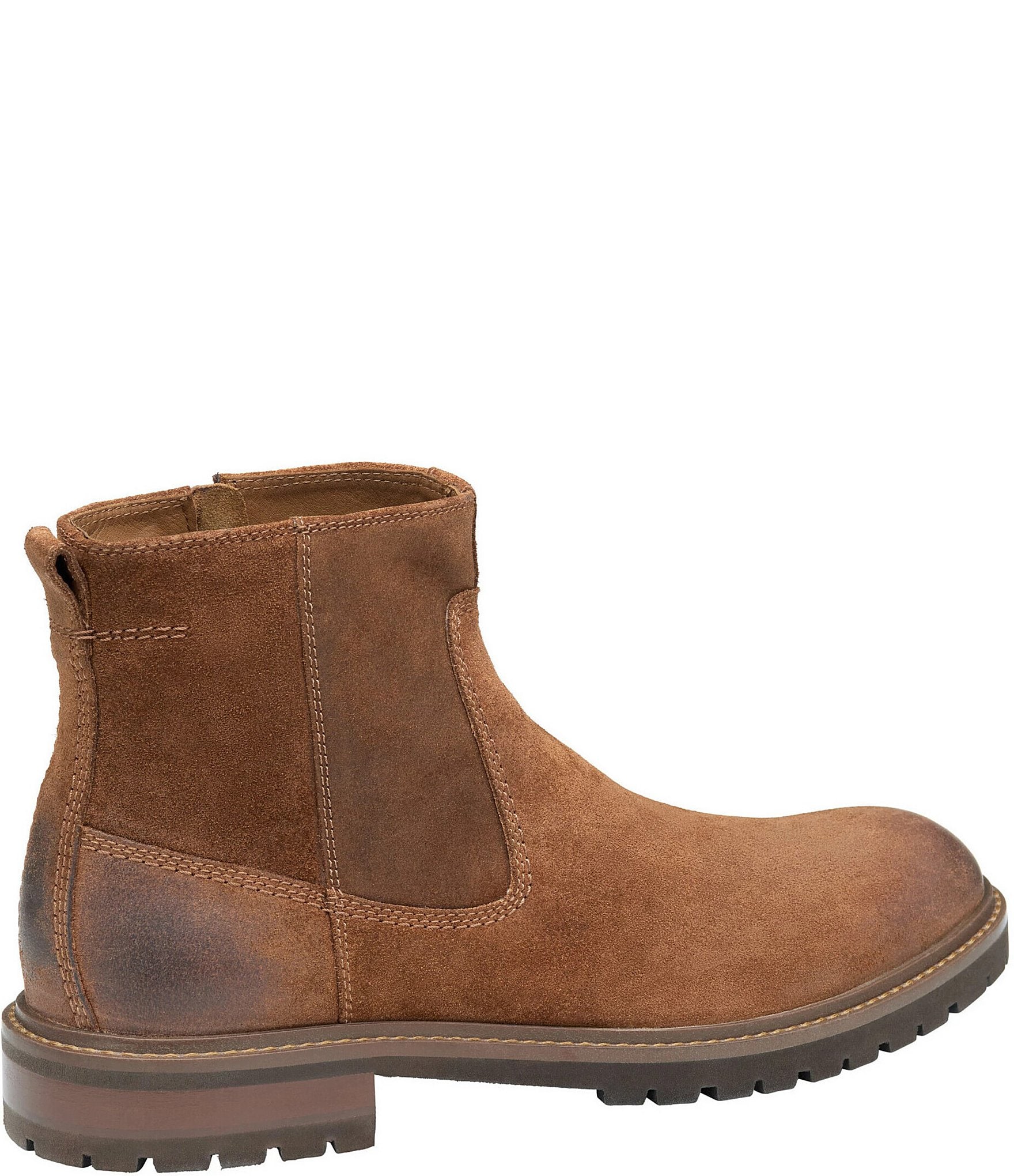 Johnston & Murphy Men's Barrett Suede Zip Boots