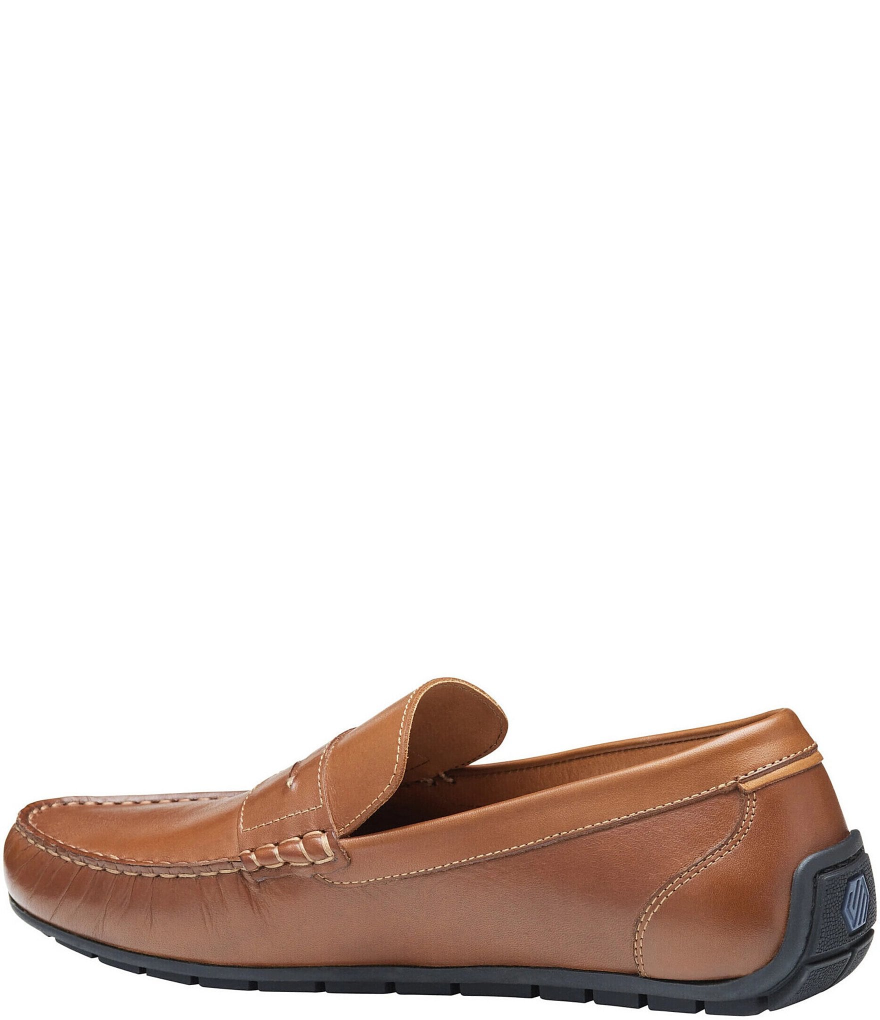Johnston & Murphy Men's Beck Leather Slip On Penny Loafers