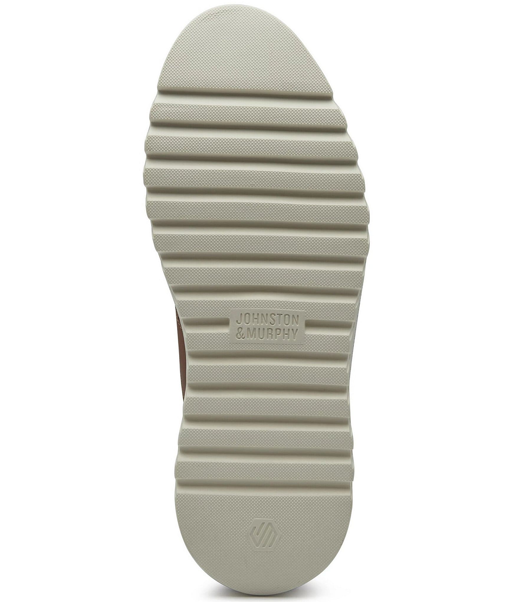 Johnston & Murphy Men's Braydon Knit Brogue Detail Saddle Oxford Sneakers