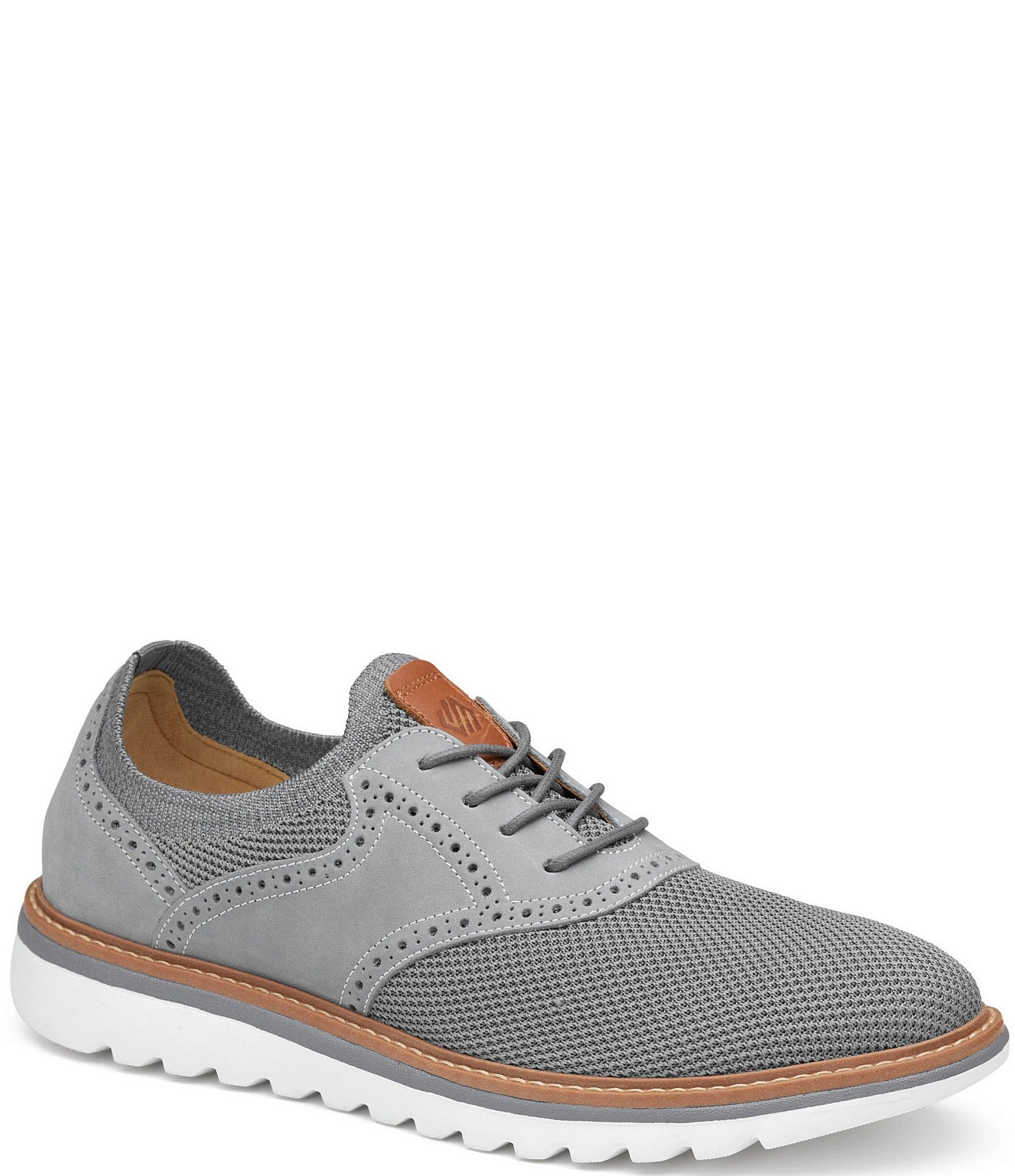 Johnston & Murphy Men's Braydon Knit Plain Toe Oxford Sneakers | Dillard's