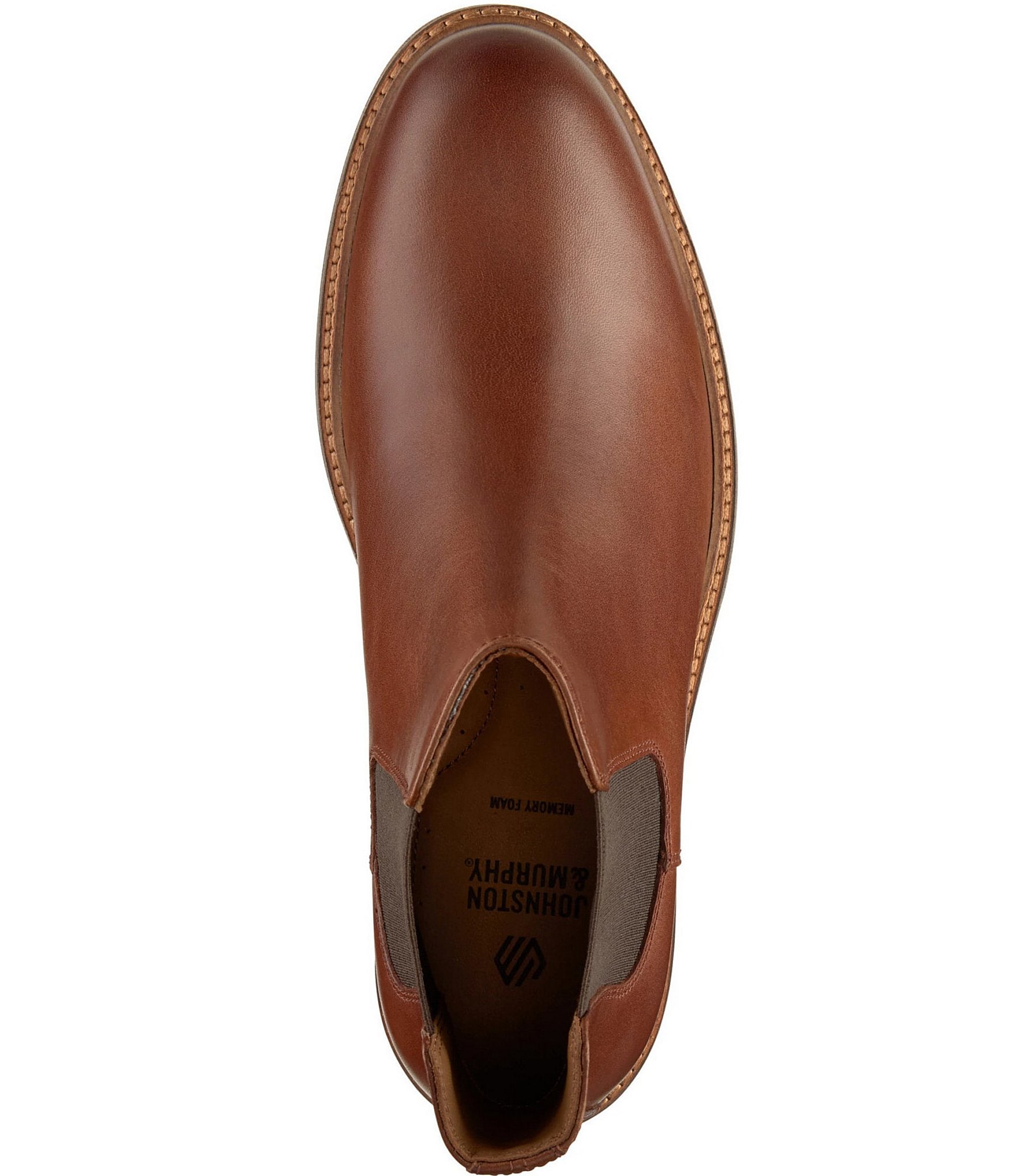 Johnston & Murphy Men's Calder Leather Chelsea Boots