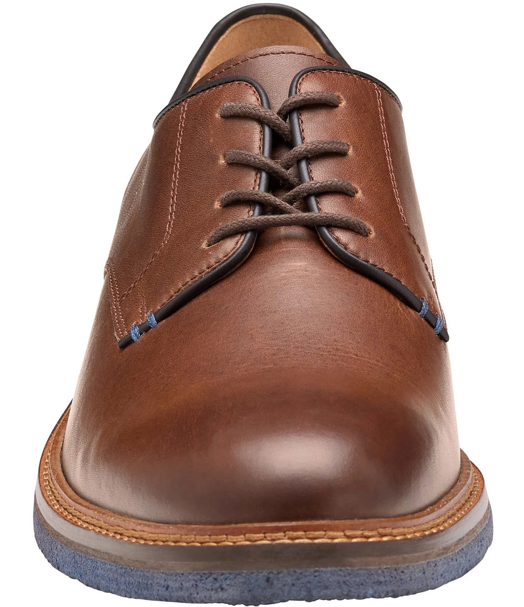 Johnston & Murphy Men's Calder Plain Toe Leather Oxfords