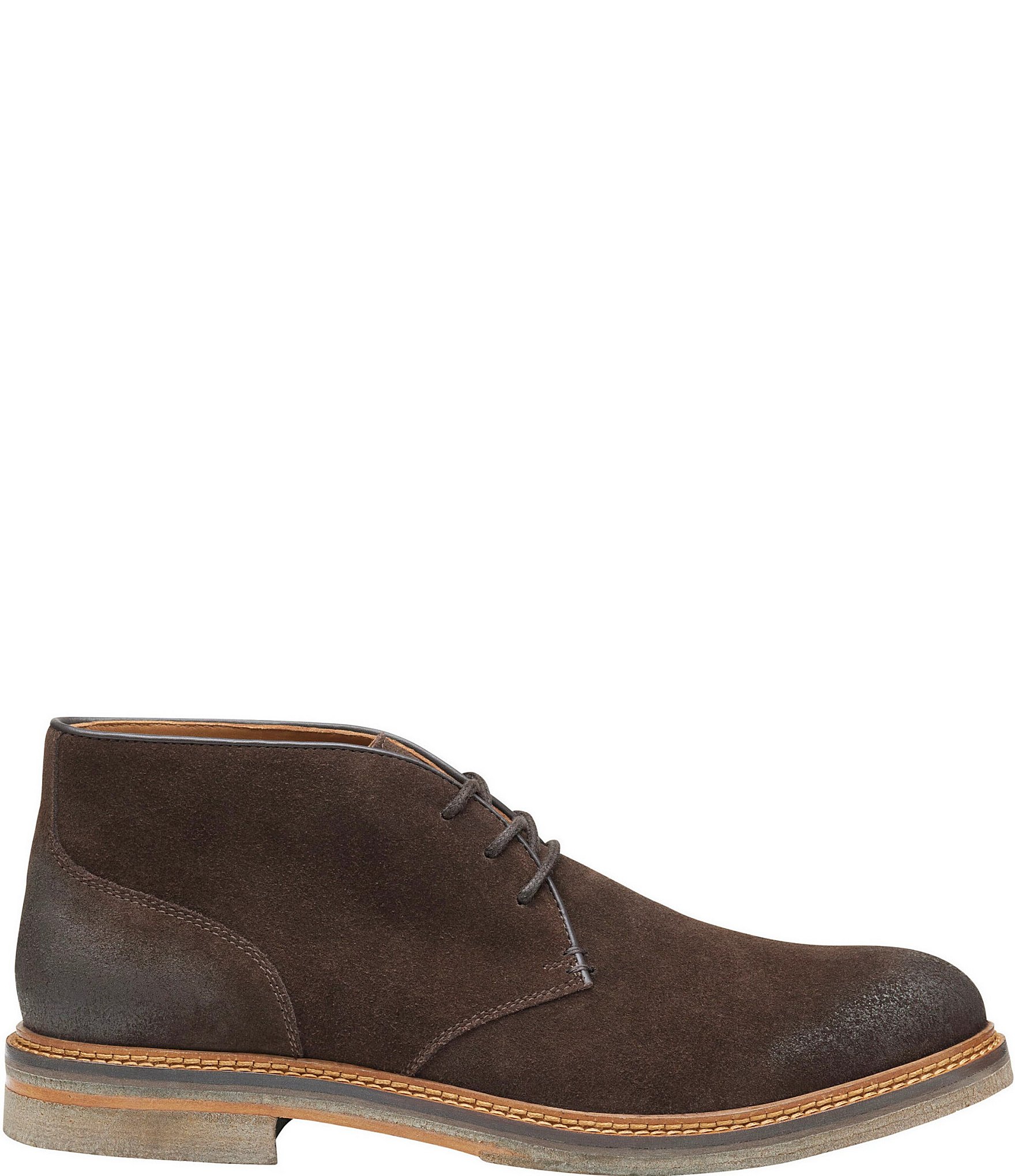 Johnston & Murphy Mens Calder Suede Chukka Boot