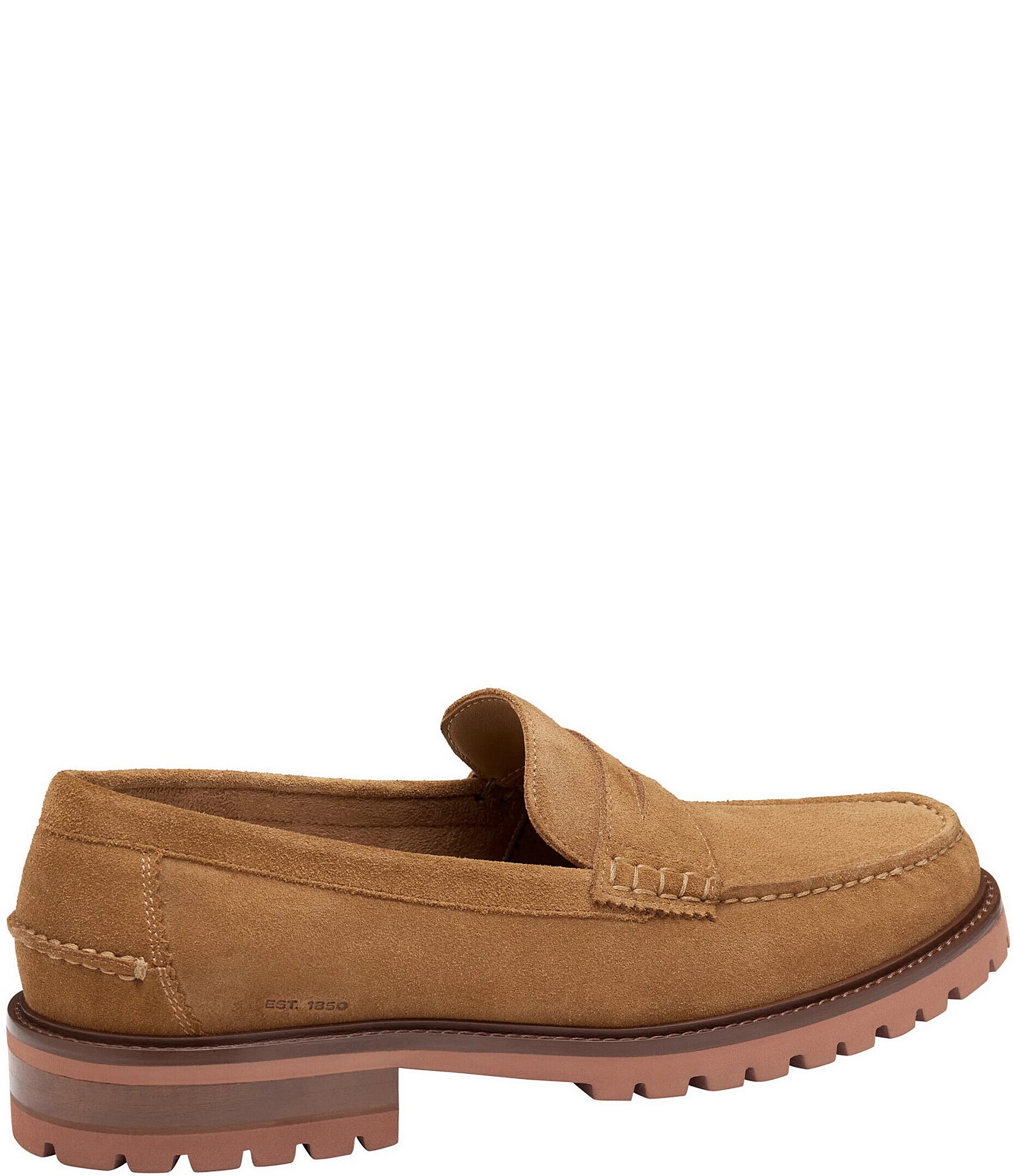 Johnston & Murphy Men's Collier Suede Penny Loafers