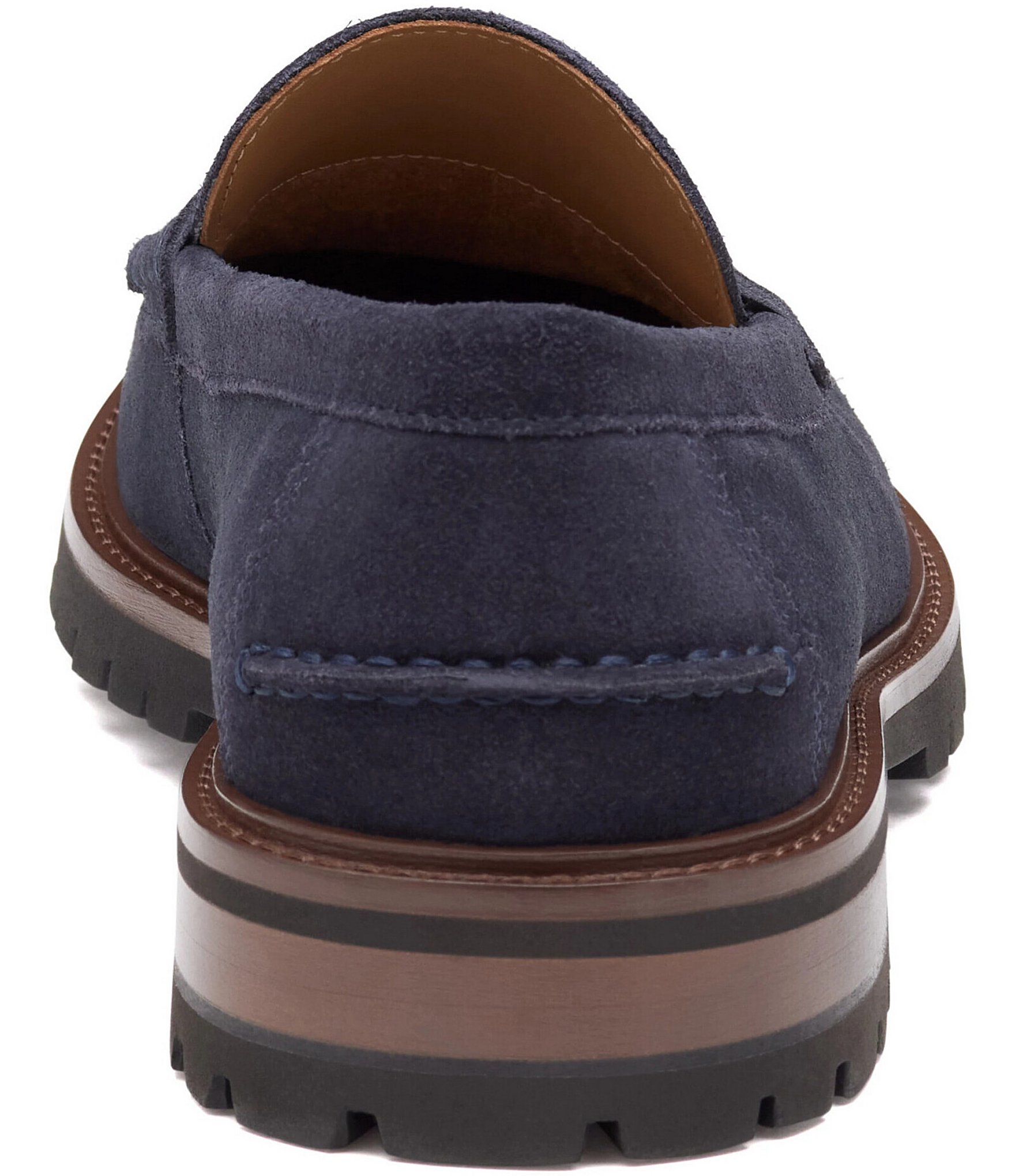 Johnston & Murphy Men's Collier Suede Penny Loafers