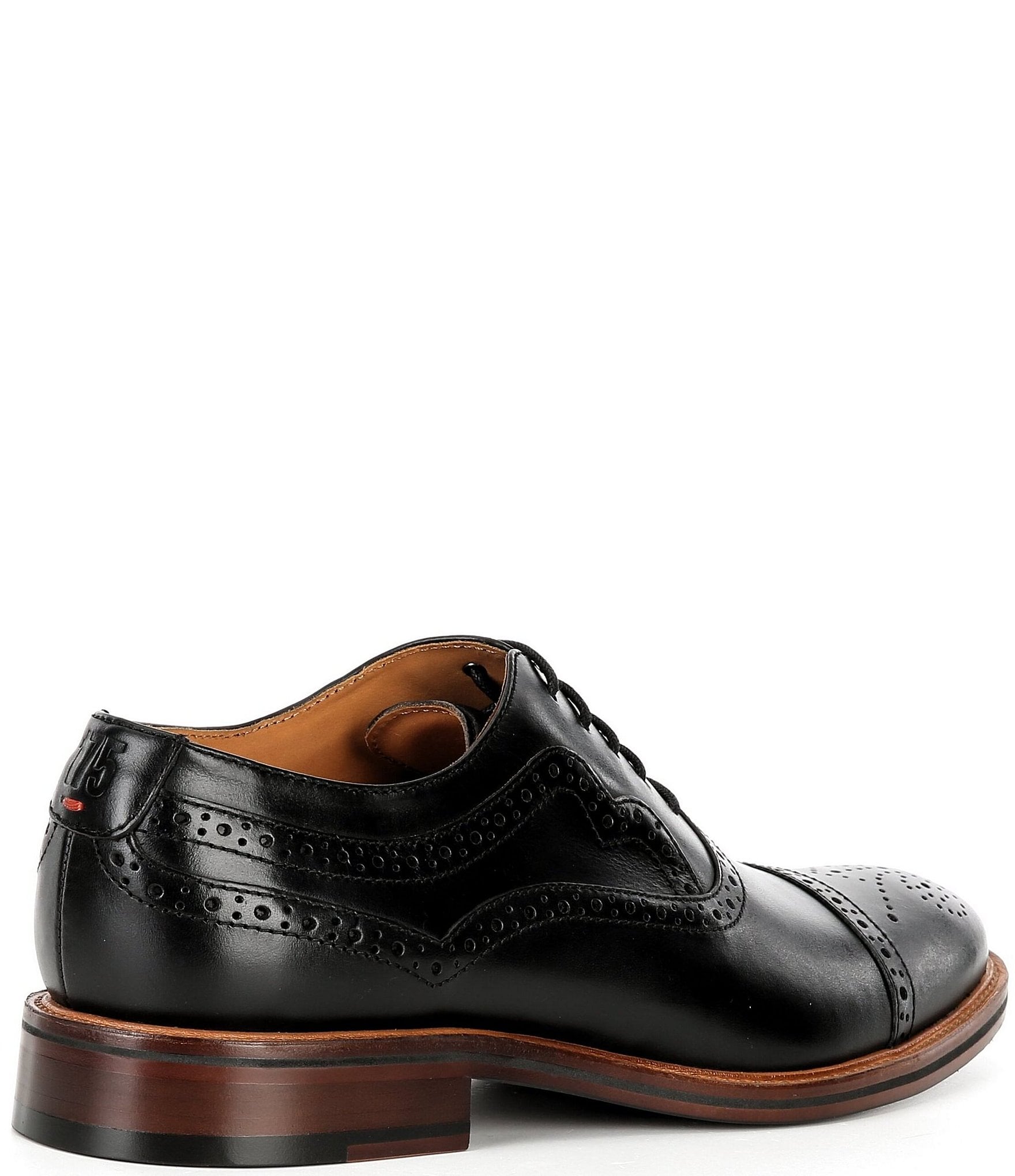 Johnston & Murphy Men's Conard 175th Anniversary Cap Toe Brogue Detail Oxfords
