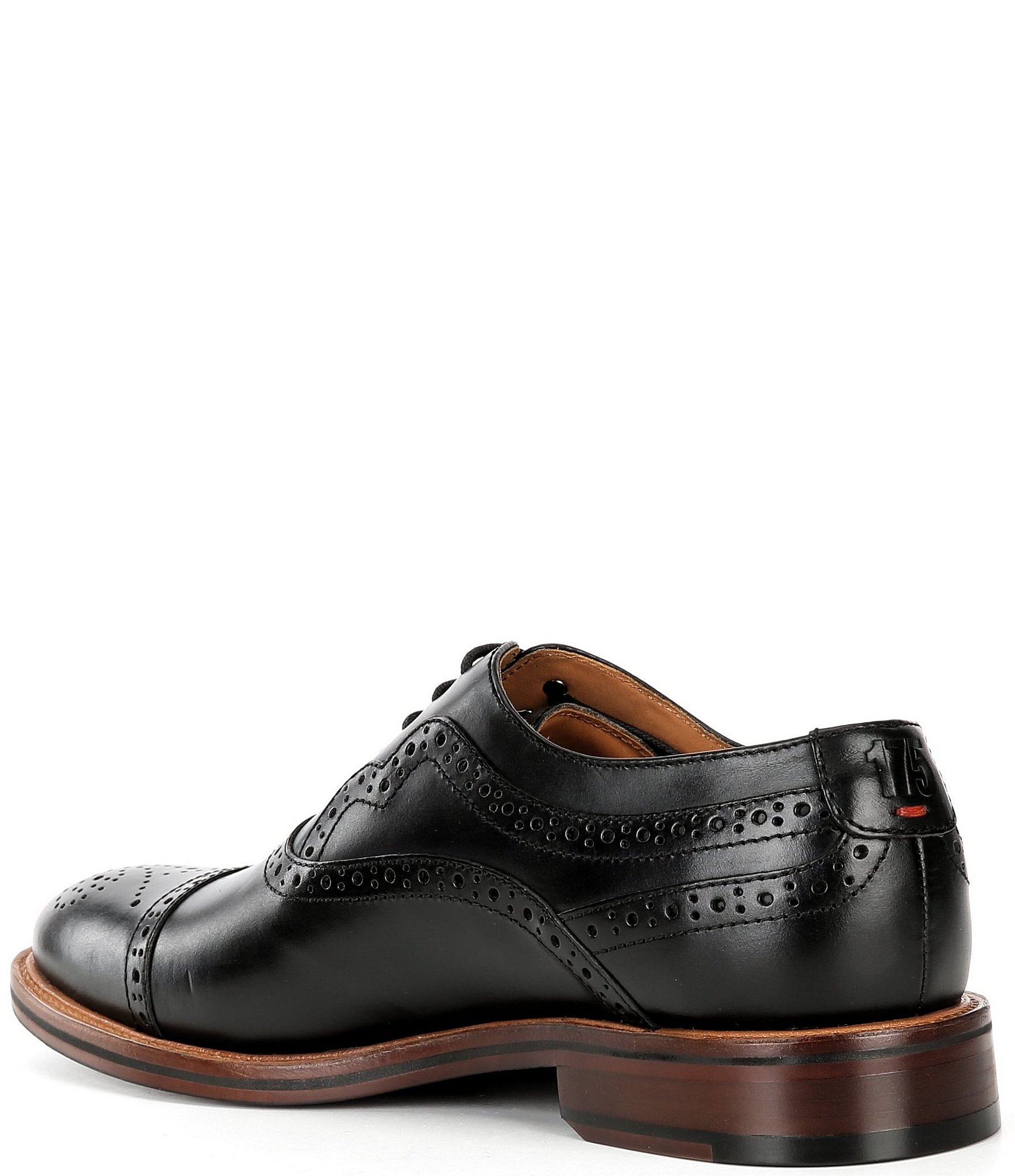 Johnston & Murphy Men's Conard 175th Anniversary Cap Toe Brogue Detail Oxfords