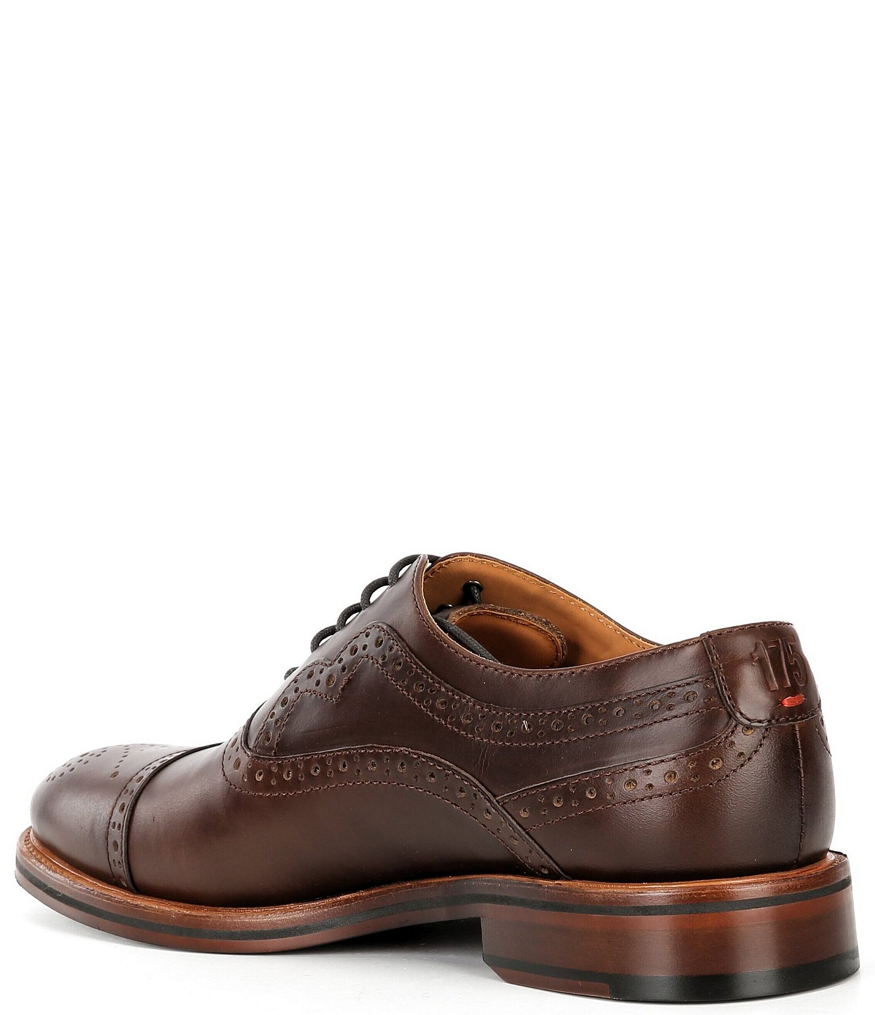 Johnston & Murphy Men's Conard 175th Anniversary Cap Toe Brogue Detail Oxfords
