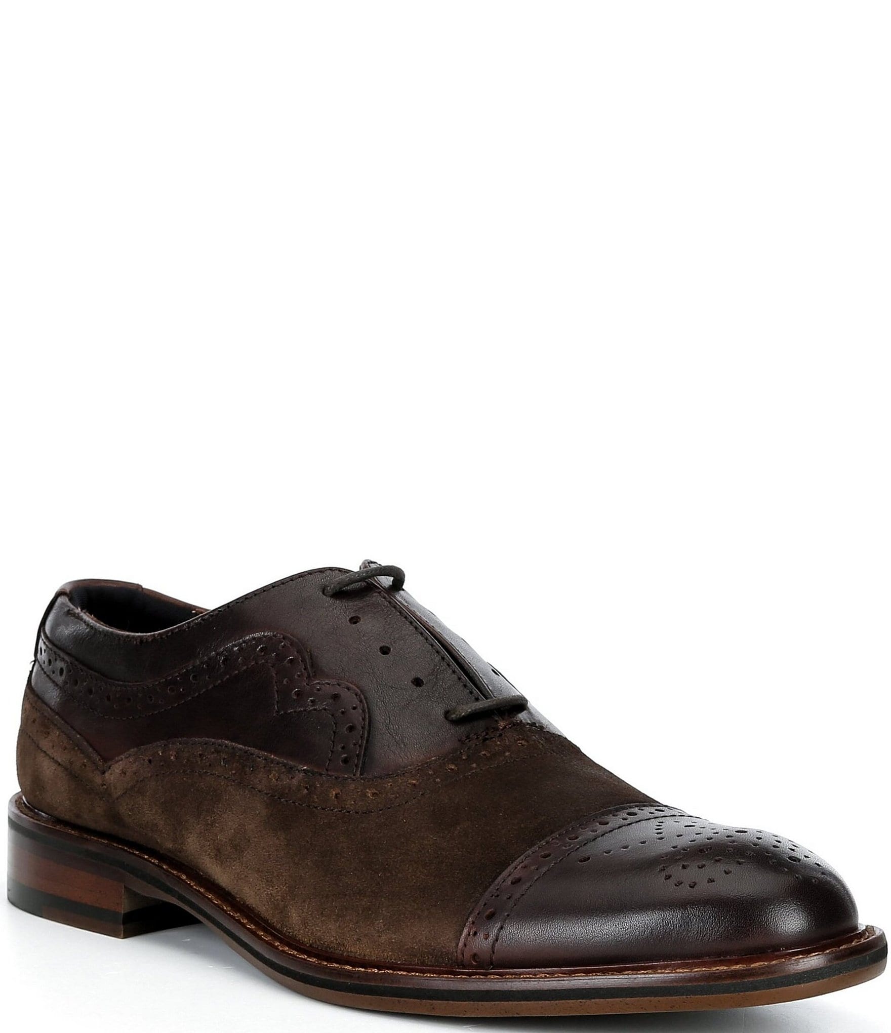 Johnston & Murphy Mens Conard 2.0 Hand-finished Cap Toe Oxfords