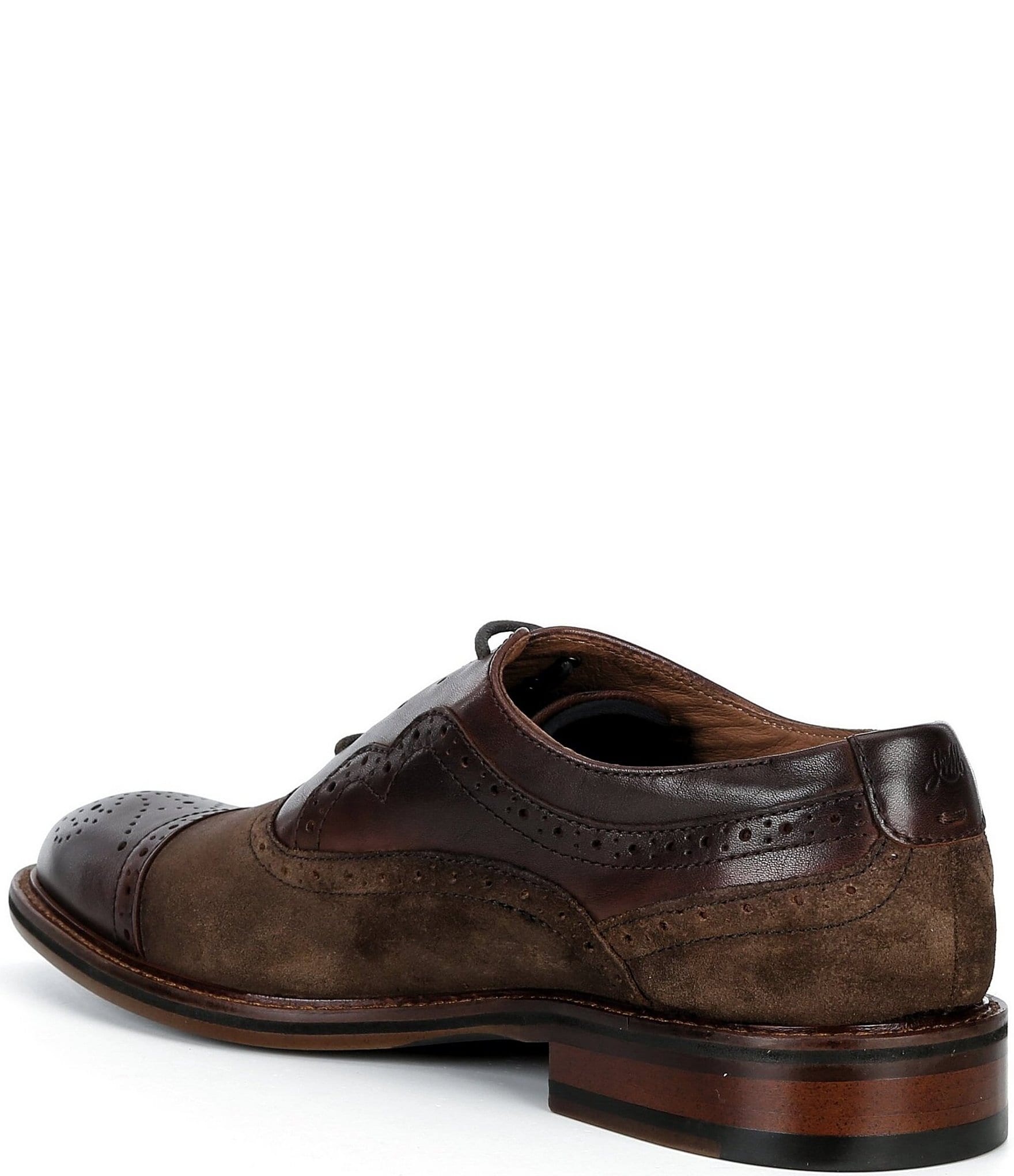 Johnston & Murphy Mens Conard 2.0 Hand-finished Cap Toe Oxfords