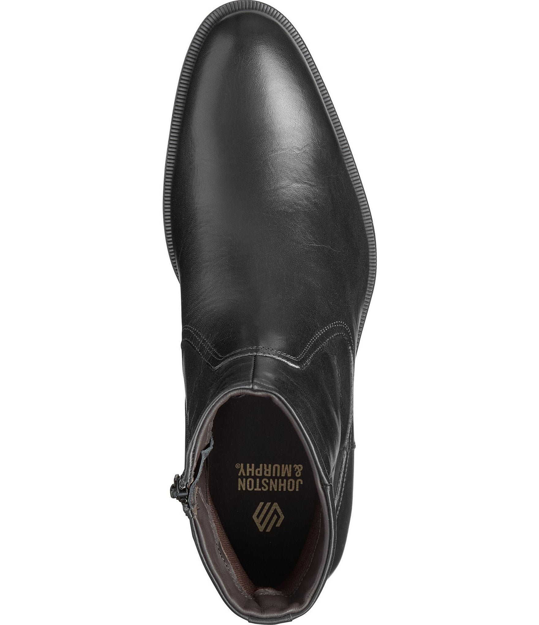 Johnston & Murphy Men's Conlin Leather Side Zip Boots