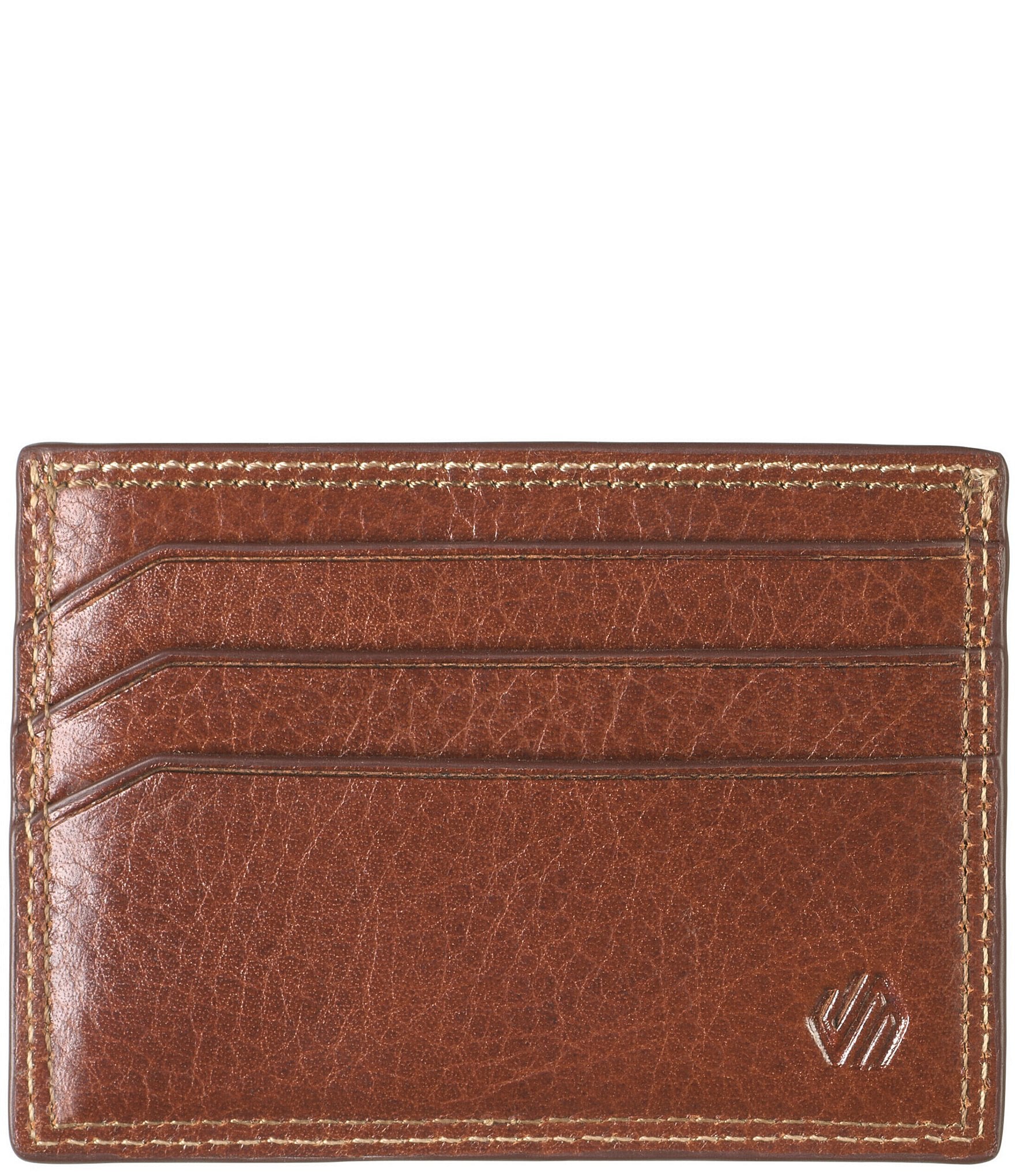 Johnston & Murphy Mens Double Contrast Weekender Card Wallet
