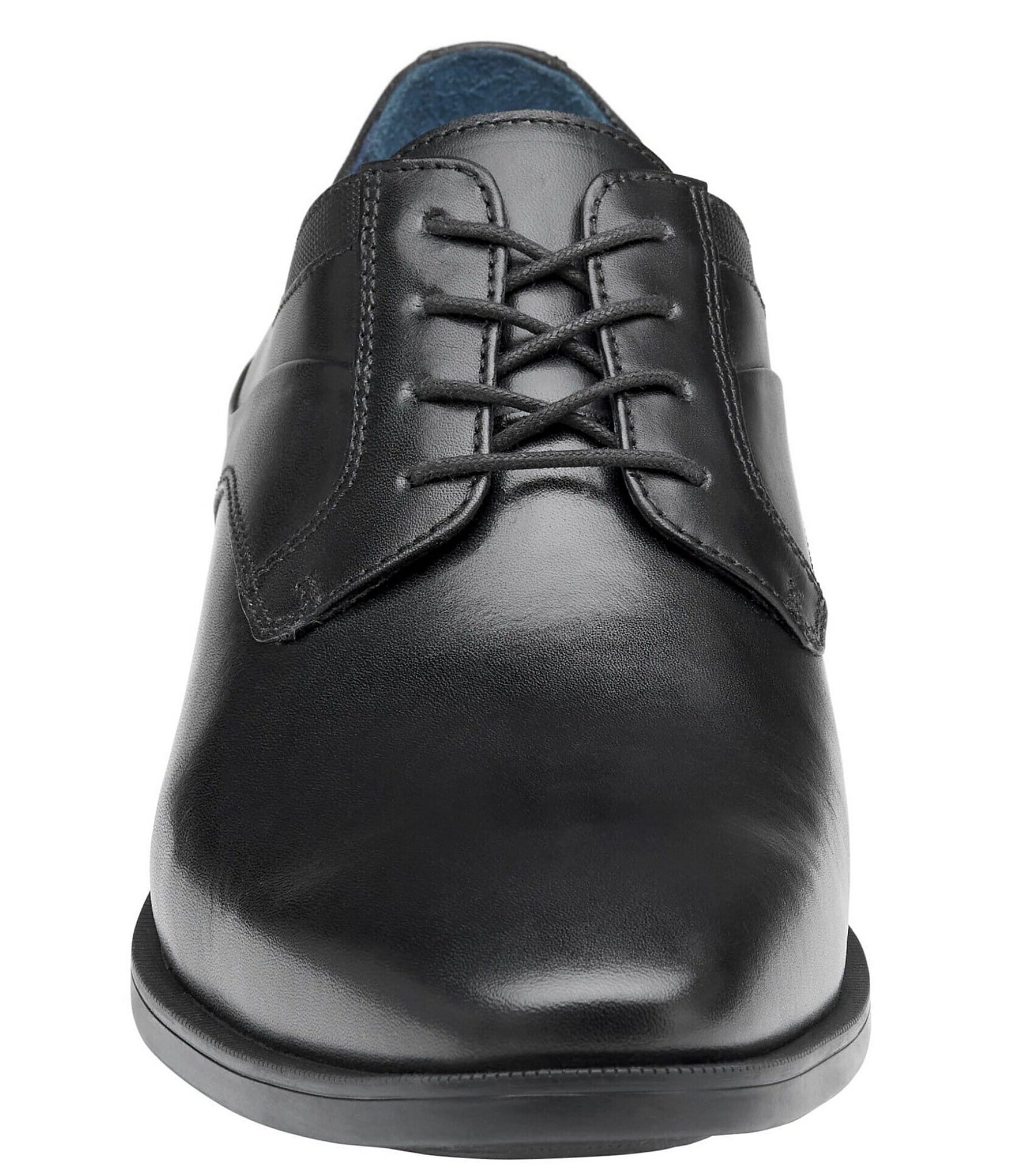 Johnston & Murphy Men's Gibbons Leather Plain Toe Lace Up Oxfords