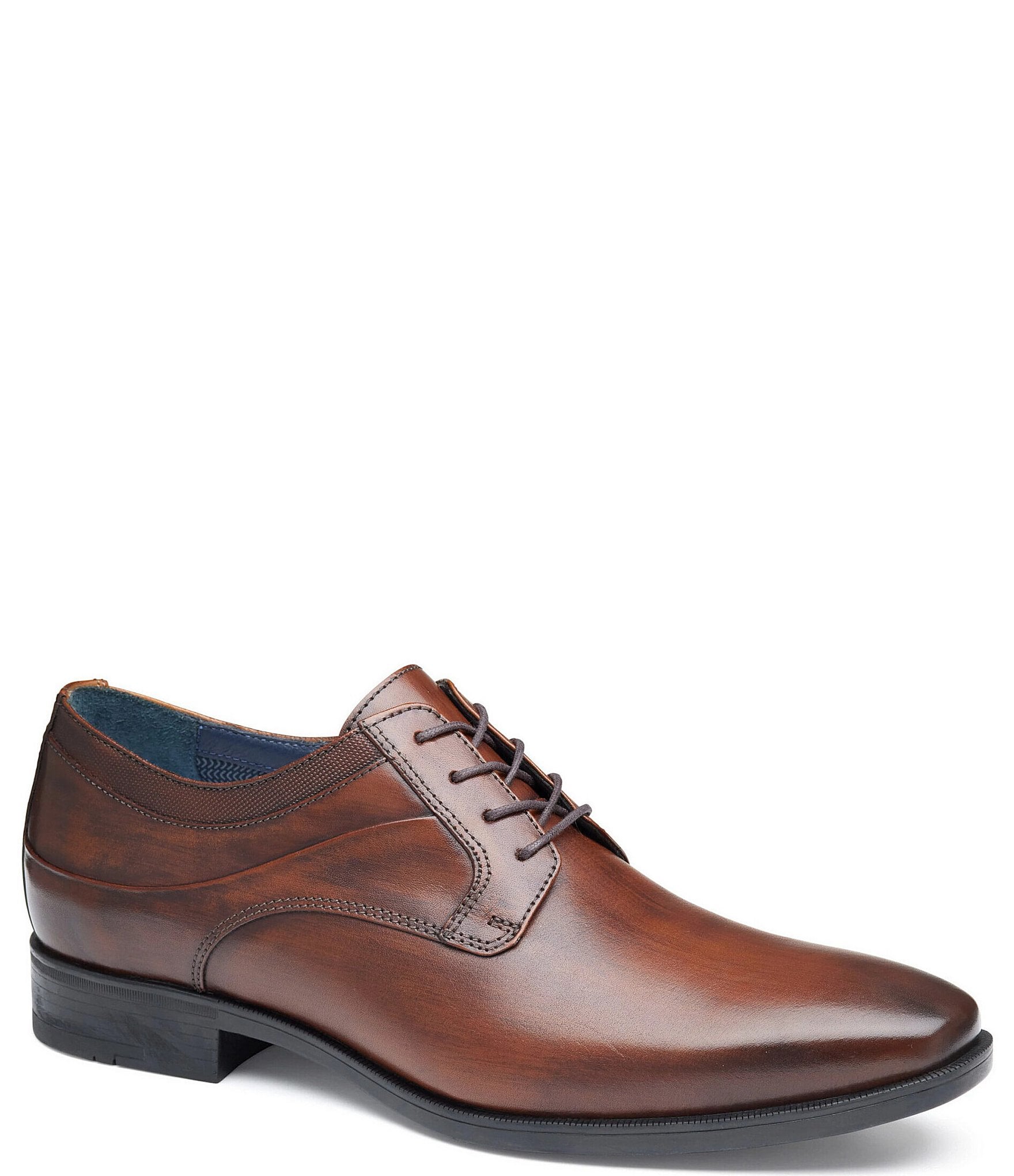 Johnston & Murphy Men's Gibbons Leather Plain Toe Oxfords | Dillard's