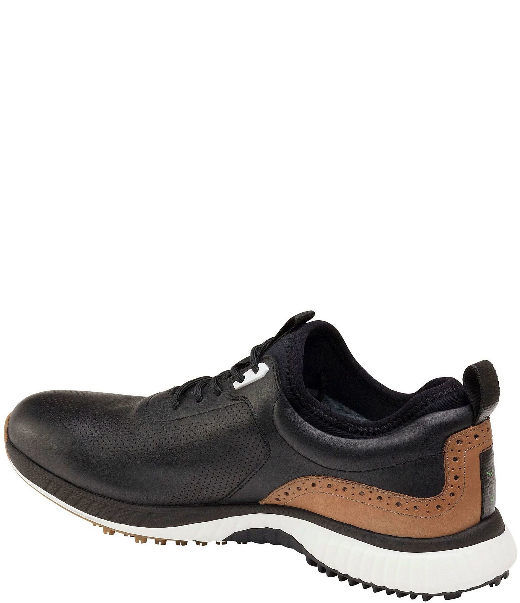 Johnston & Murphy Men's H1-Luxe Hybrid XC4 Waterproof Leather Golf Sneakers