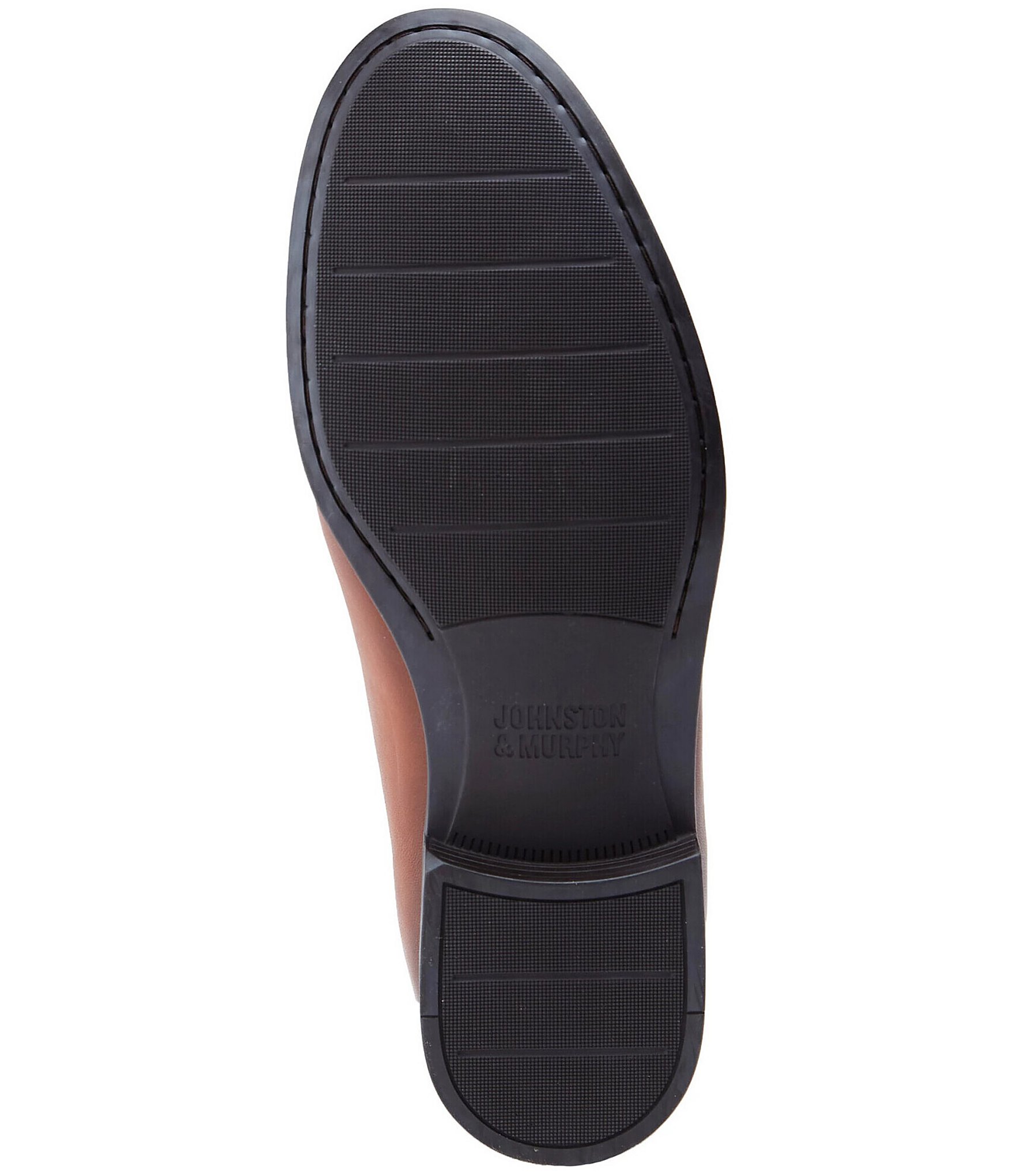 Johnston & Murphy Men's Harrison Leather Bit Buckle Slip On Loafers