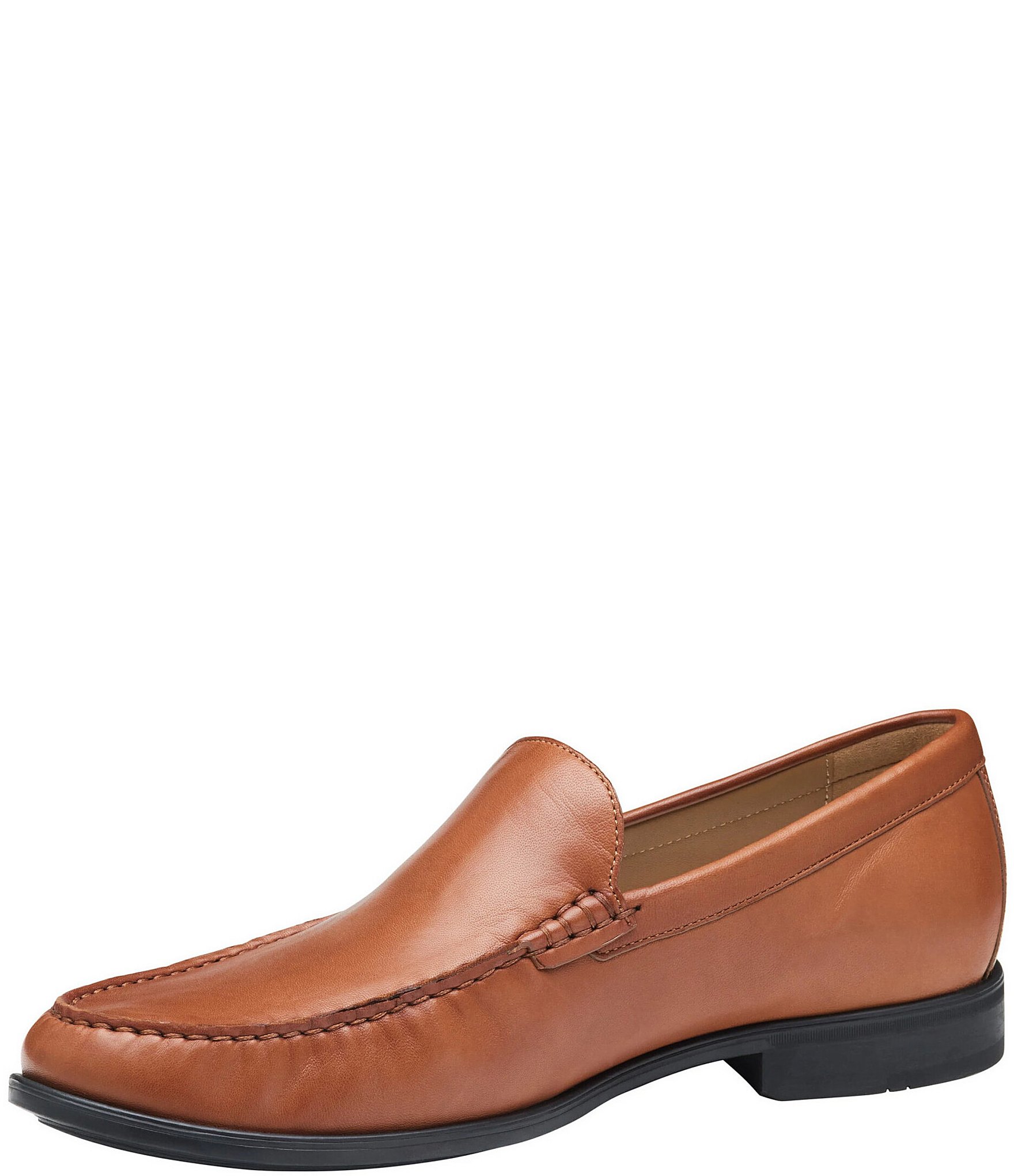 Johnston & Murphy Men's Harrison Leather Slip On Venetian Loafers