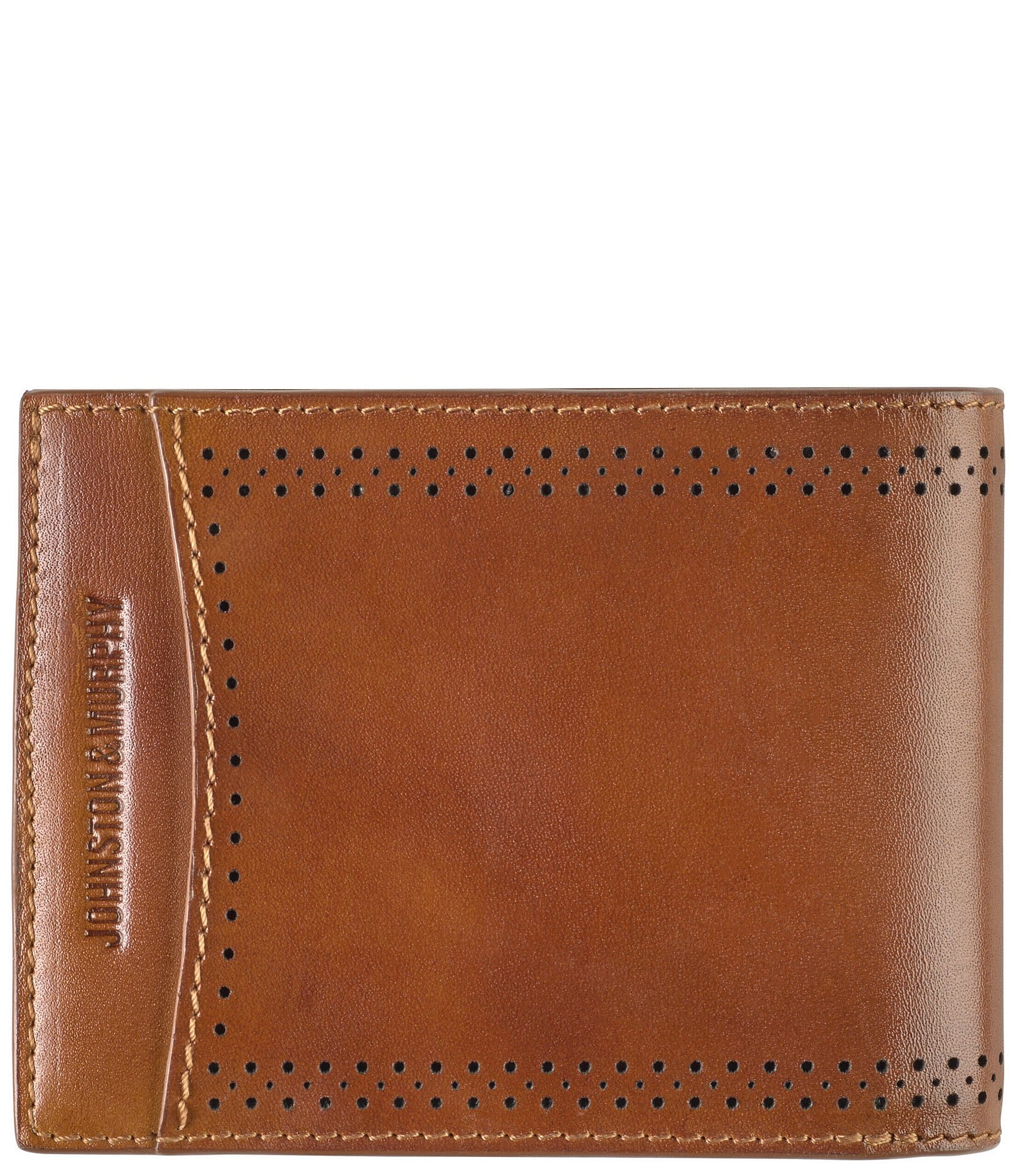 Johnston & Murphy Men's Hudson Perforated Billfold
