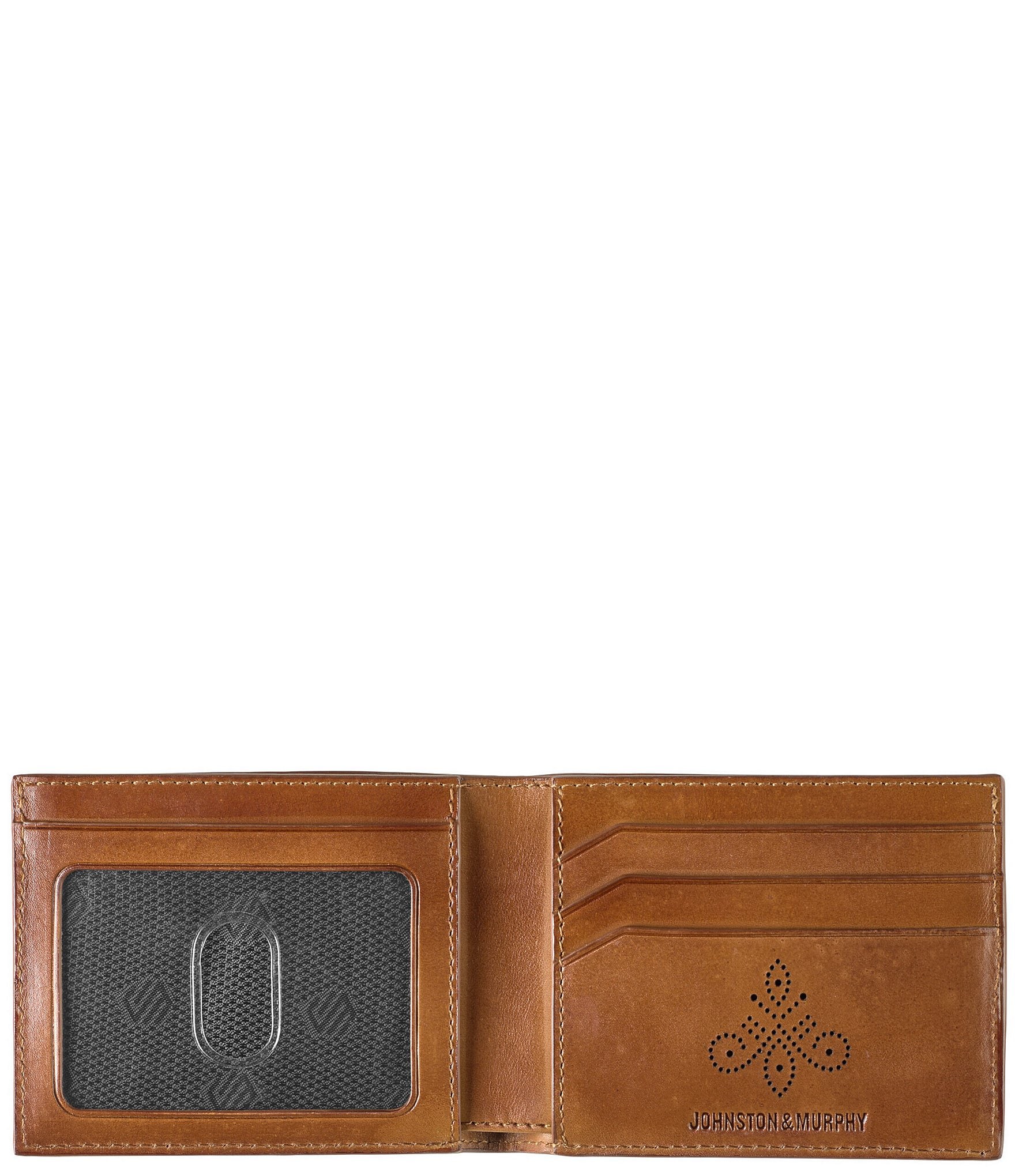 Johnston & Murphy Men's Hudson Perforated Billfold