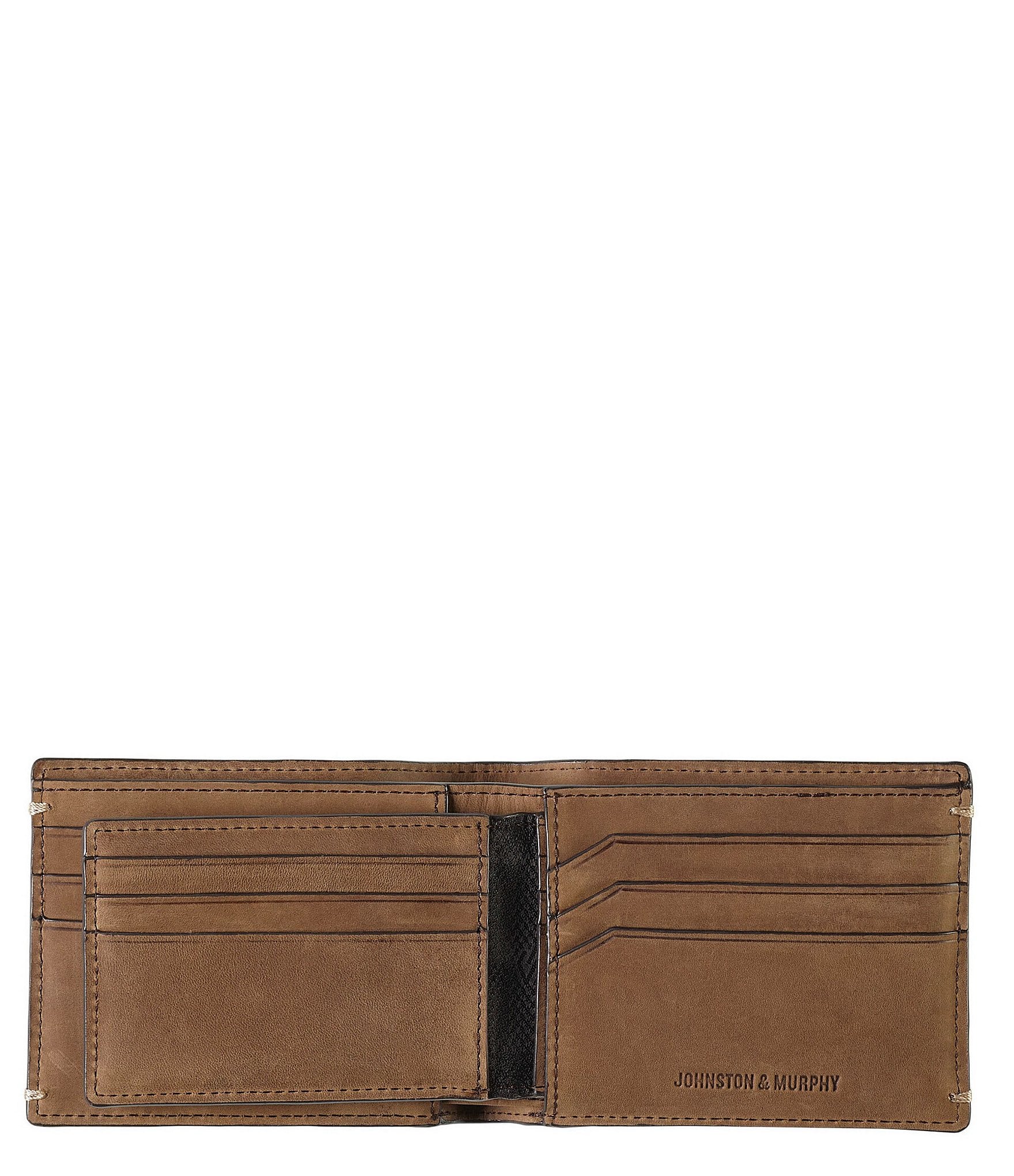 Johnston & Murphy Men's Jackson Leather Billfold Wallet