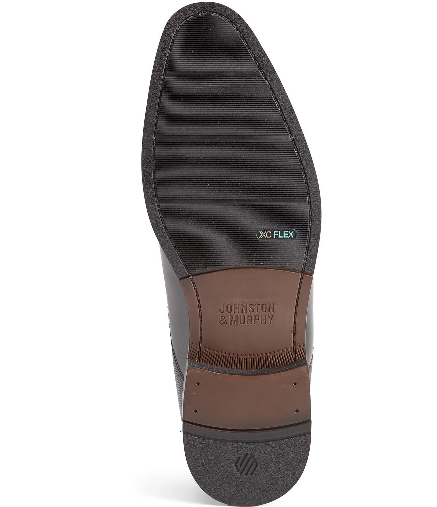 Johnston & Murphy Men's Landry Embossed Leather Cap Toe Lace Up Oxfords