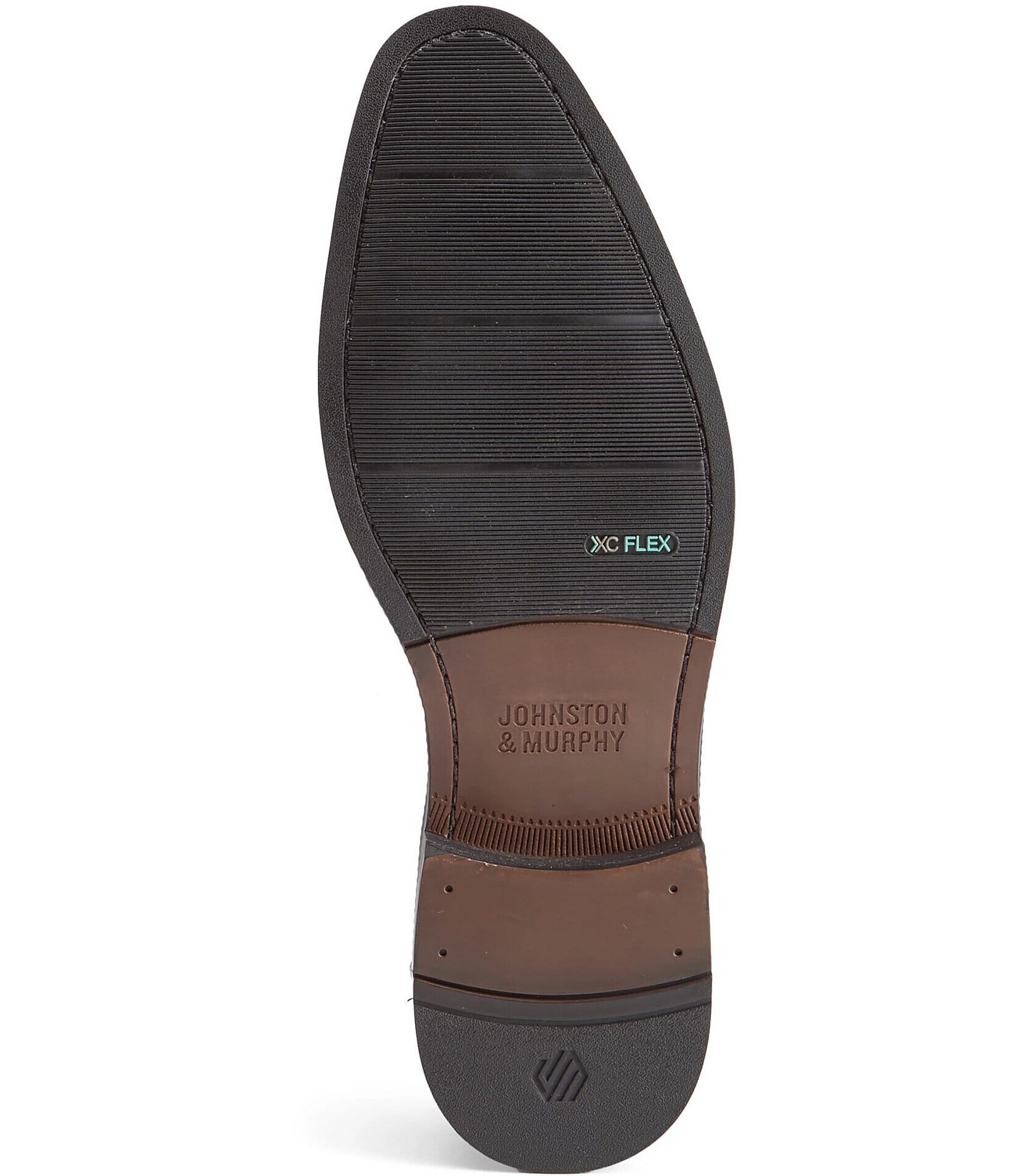 Johnston & Murphy Men's Landry Embossed Leather Plain Toe Lace Up Oxfords