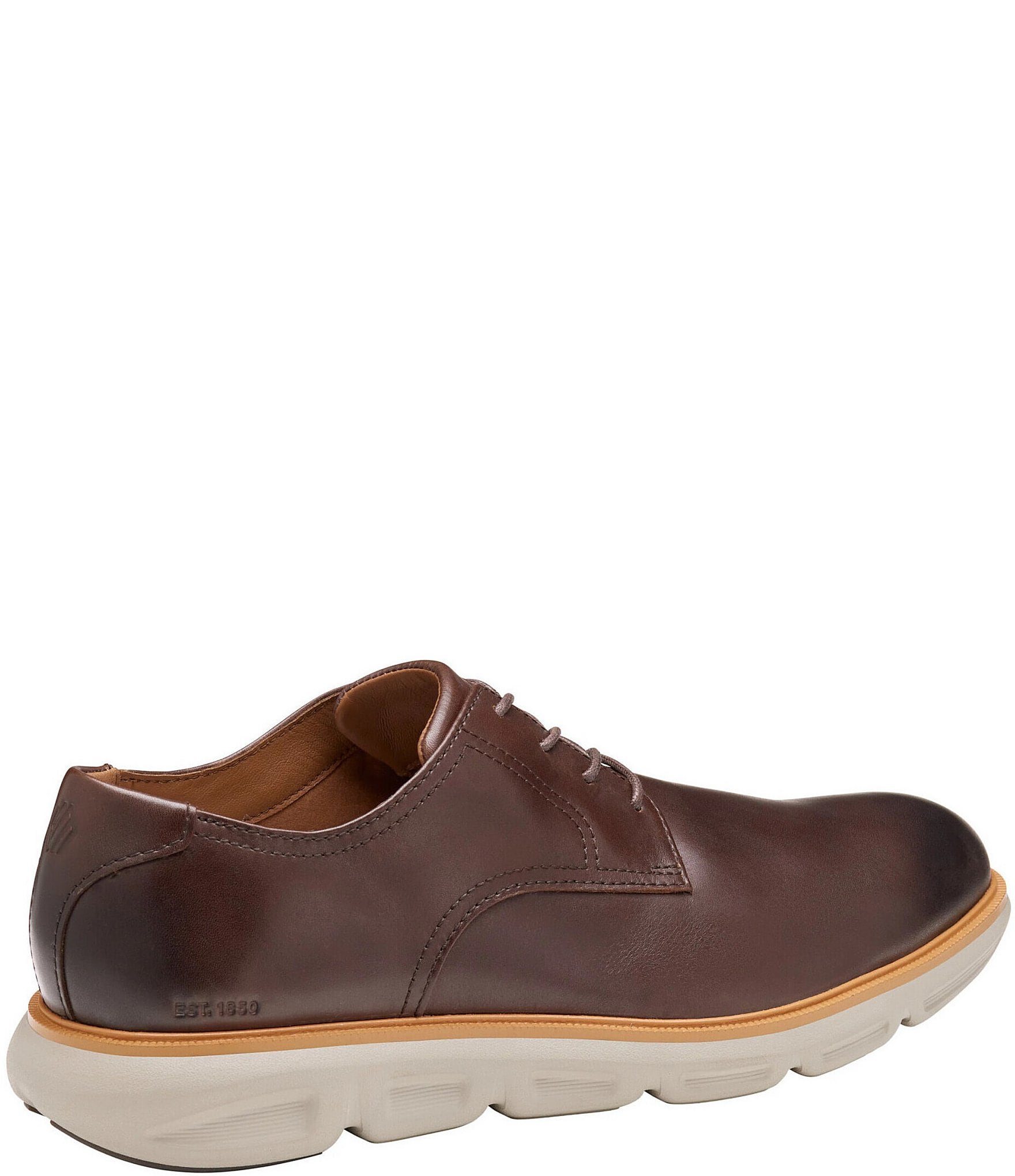 Johnston & Murphy Men's Larkin Leather Plain Toe Oxfords