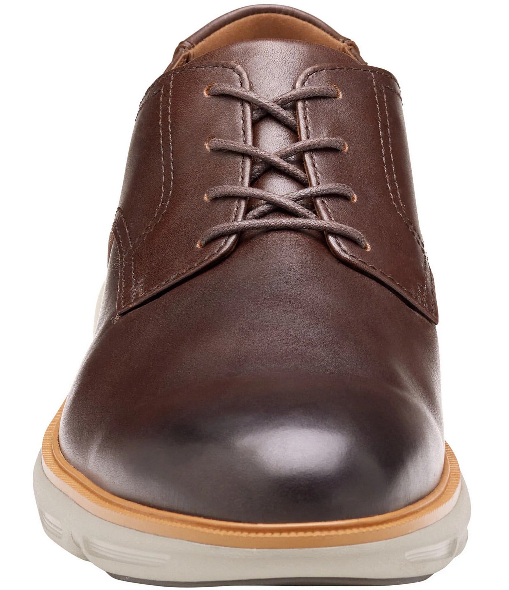 Johnston & Murphy Men's Larkin Leather Plain Toe Oxfords