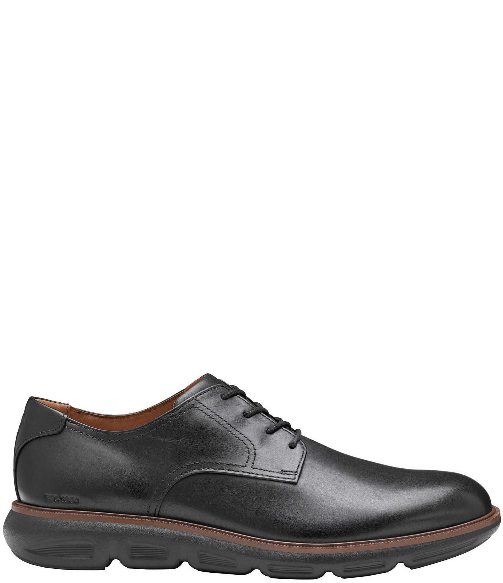 Johnston & Murphy Men's Larkin Leather Plain Toe Oxfords