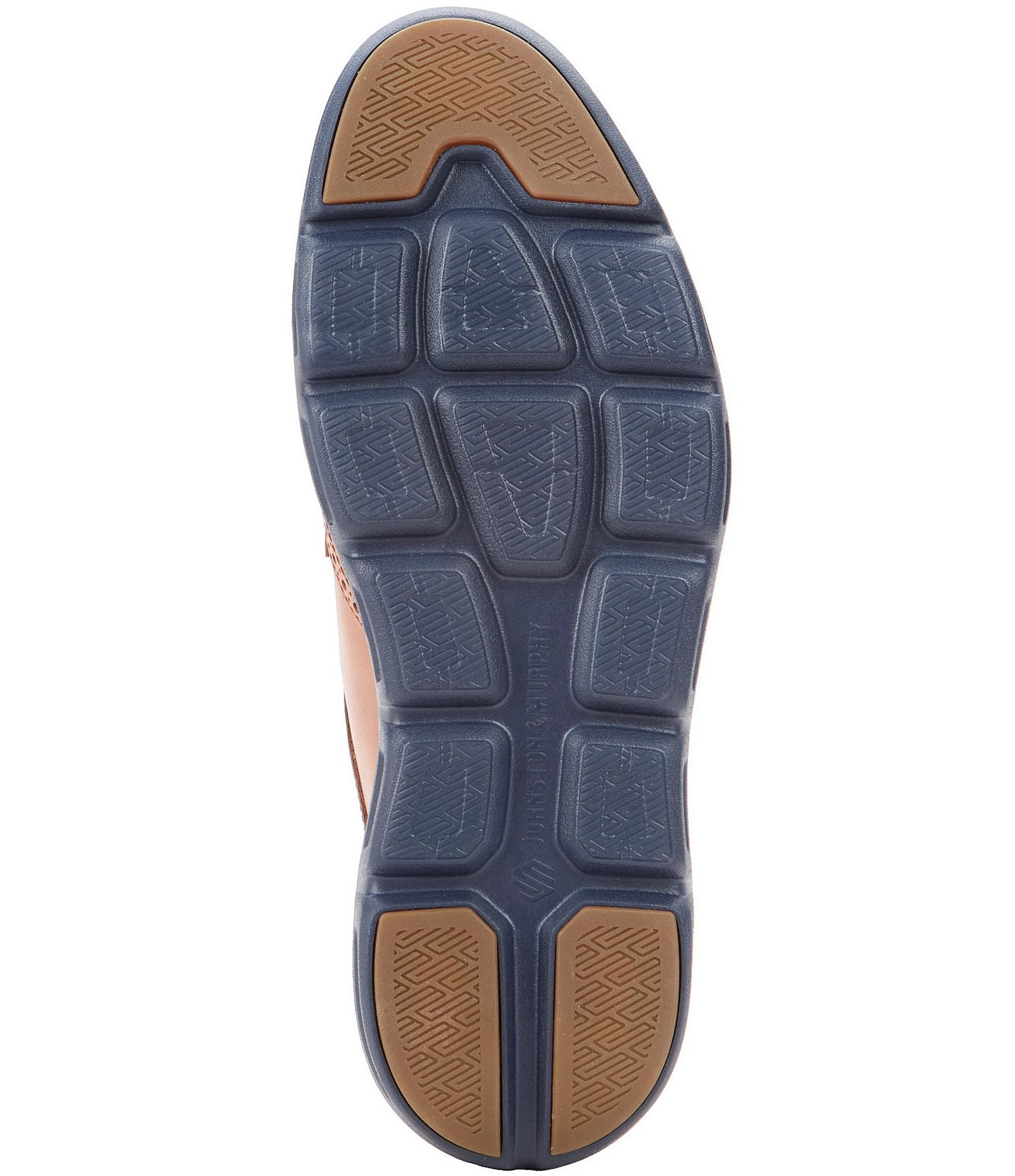 Johnston & Murphy Men's Larkin Leather Brogue Detail Wingtip Oxfords