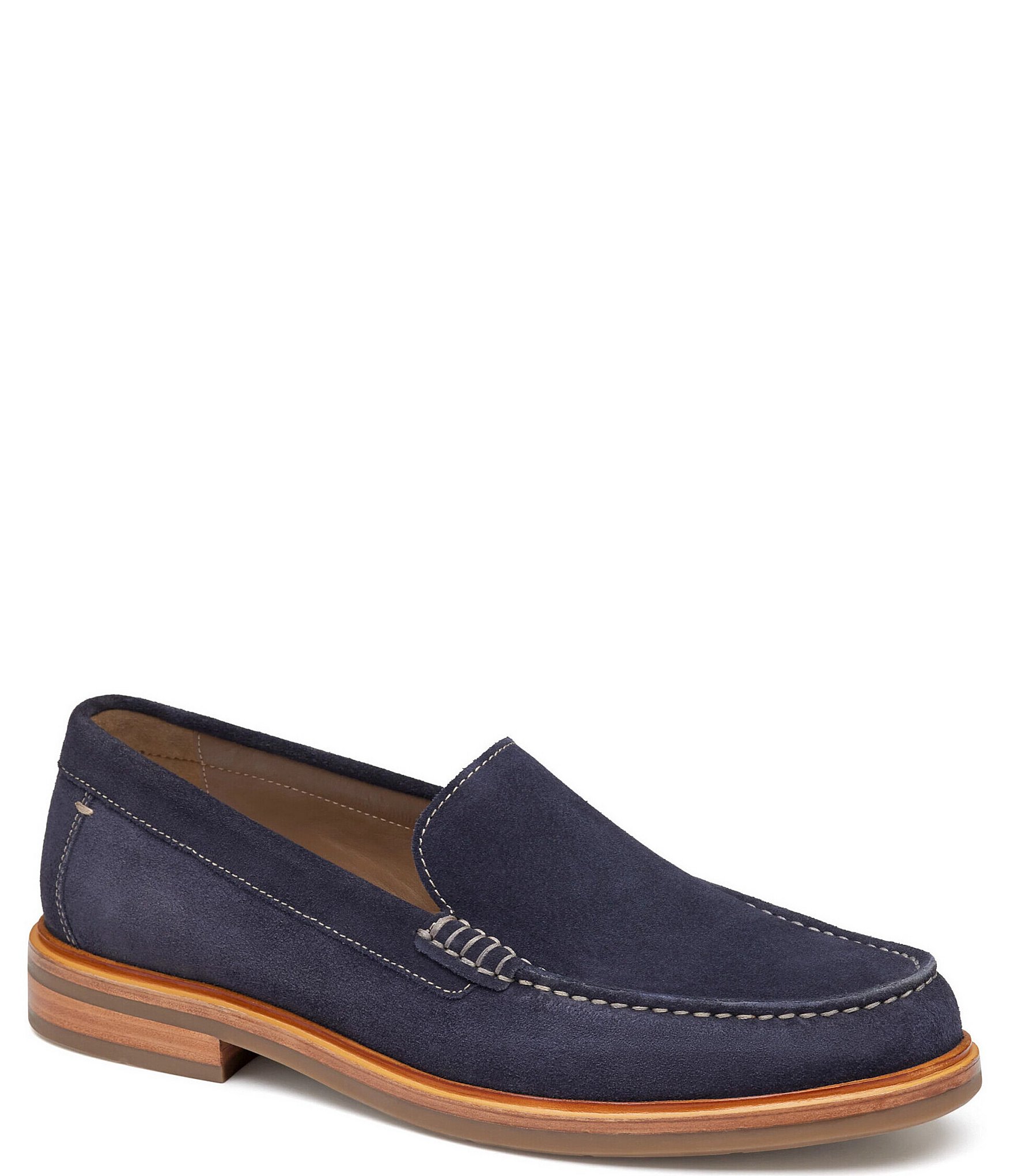 Johnston & Murphy Men's Lyles Suede Venetian Loafers | Dillard's