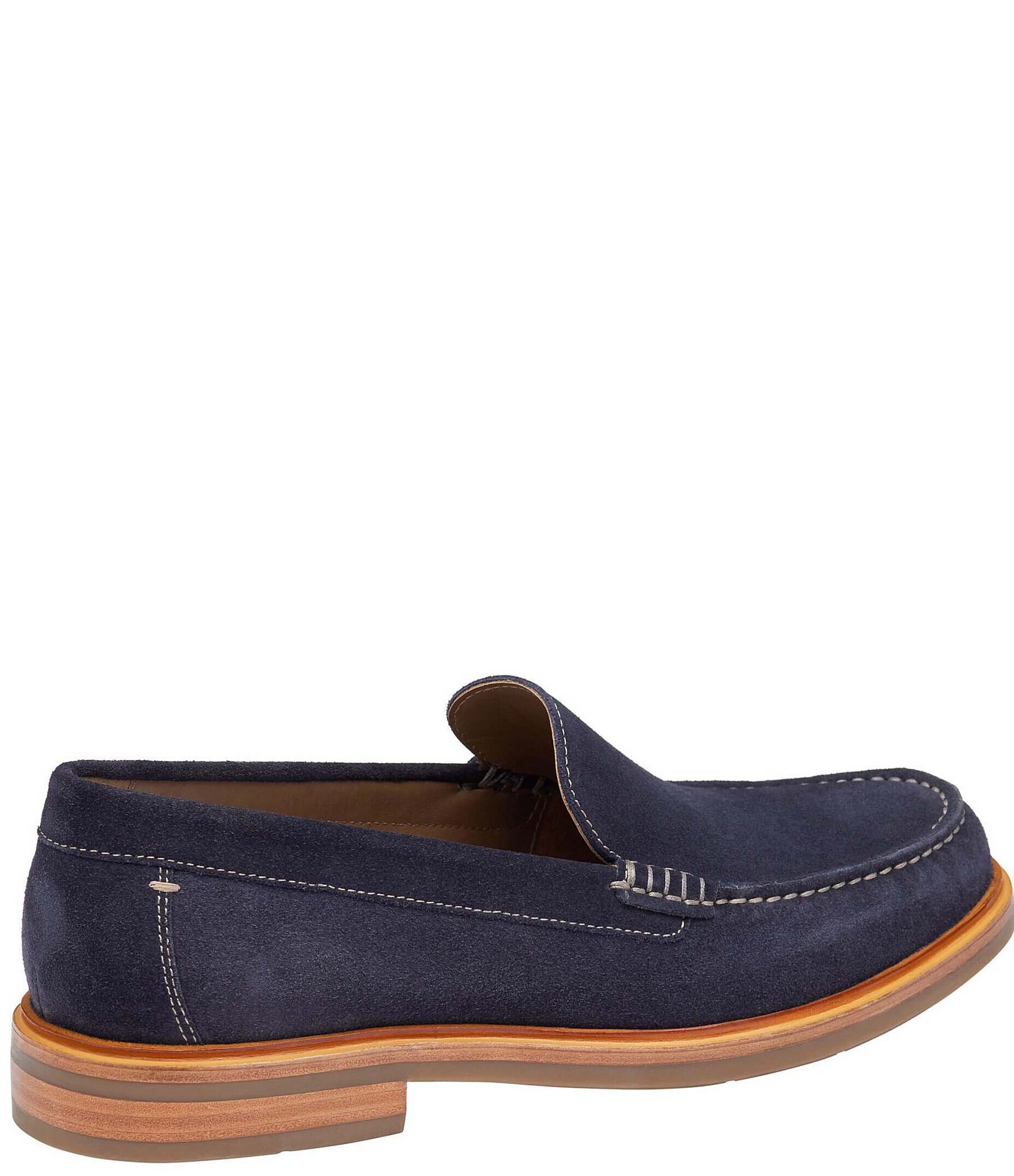 Johnston & Murphy Men's Lyles Suede Venetian Loafers