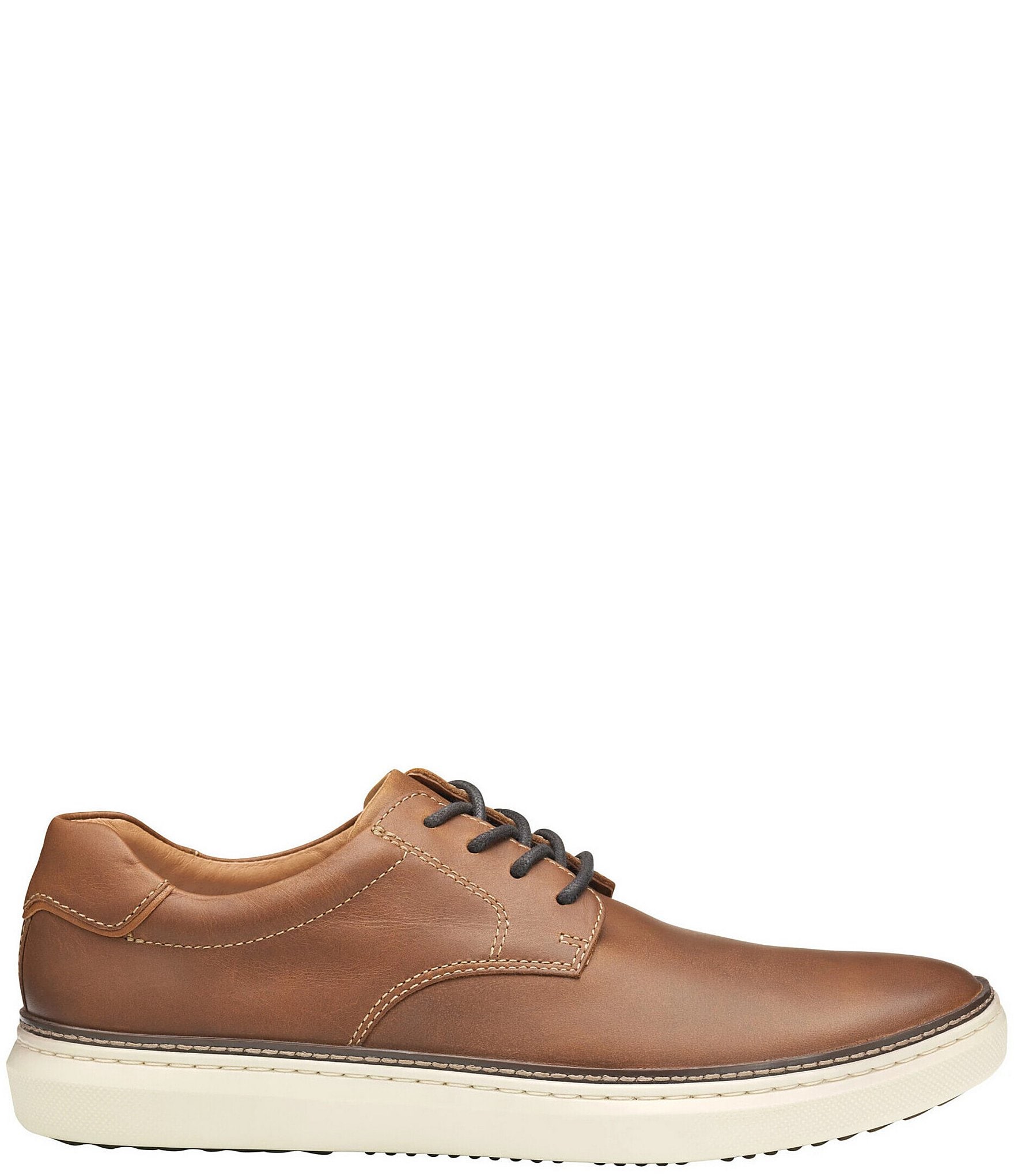 Johnston & Murphy Men's McGuffey 2 Leather Plain Toe Oxfords